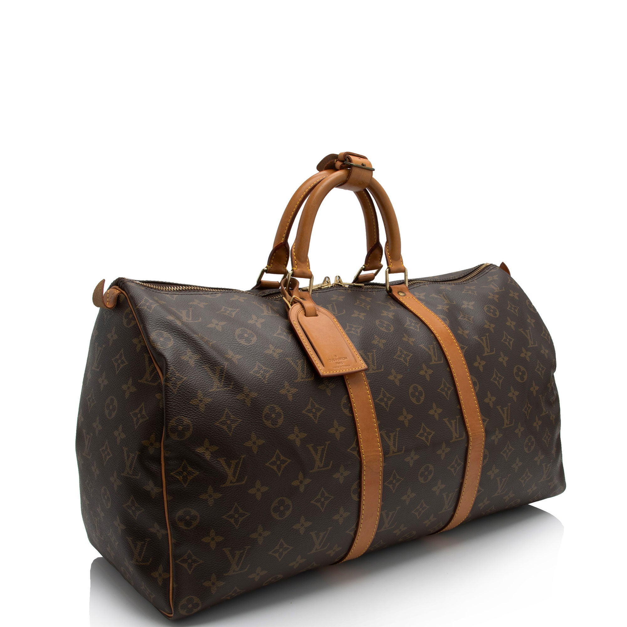 Louis Vuitton Vintage Monogram Canvas Keepall 50 Duffle Bag (SHF-X3iumx)