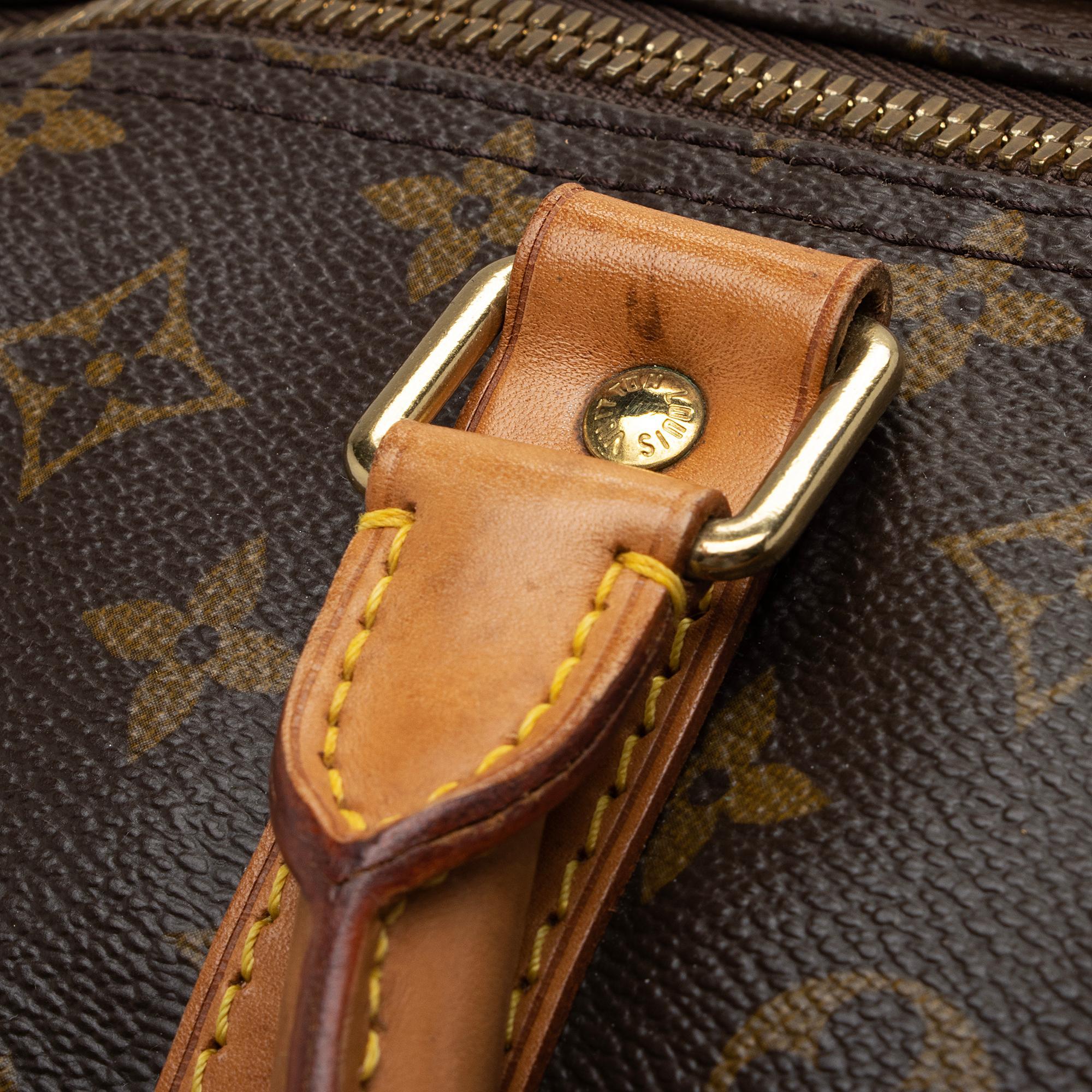 Louis Vuitton Vintage Monogram Canvas Keepall 60 Duffle Bag (SHF-A1tiFm)