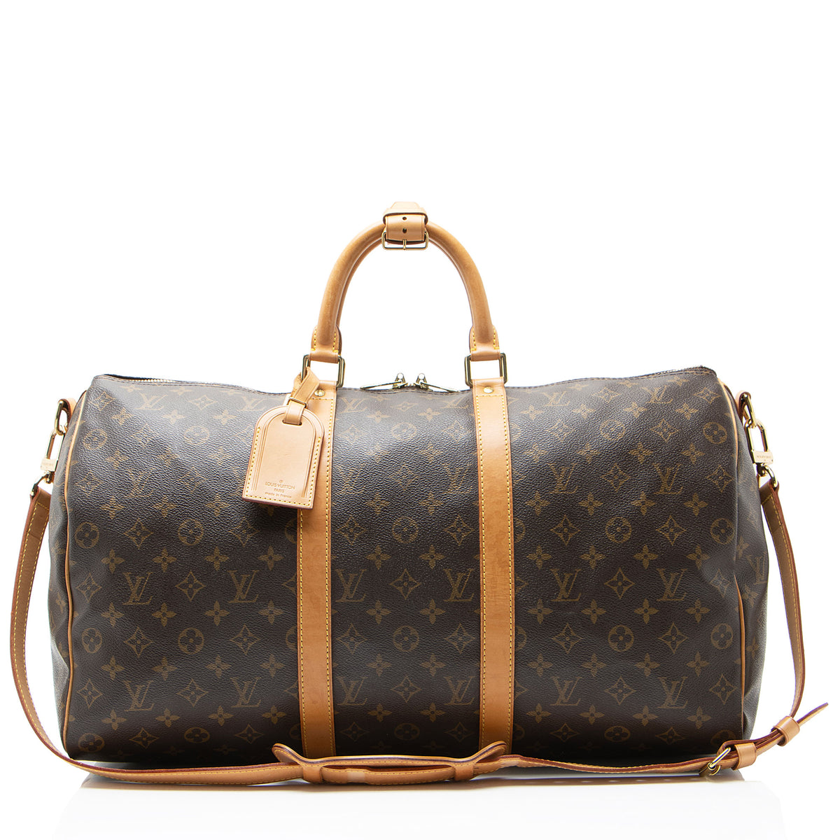 Louis Vuitton Vintage Monogram Canvas Keepall Bandouliere 50 Duffle