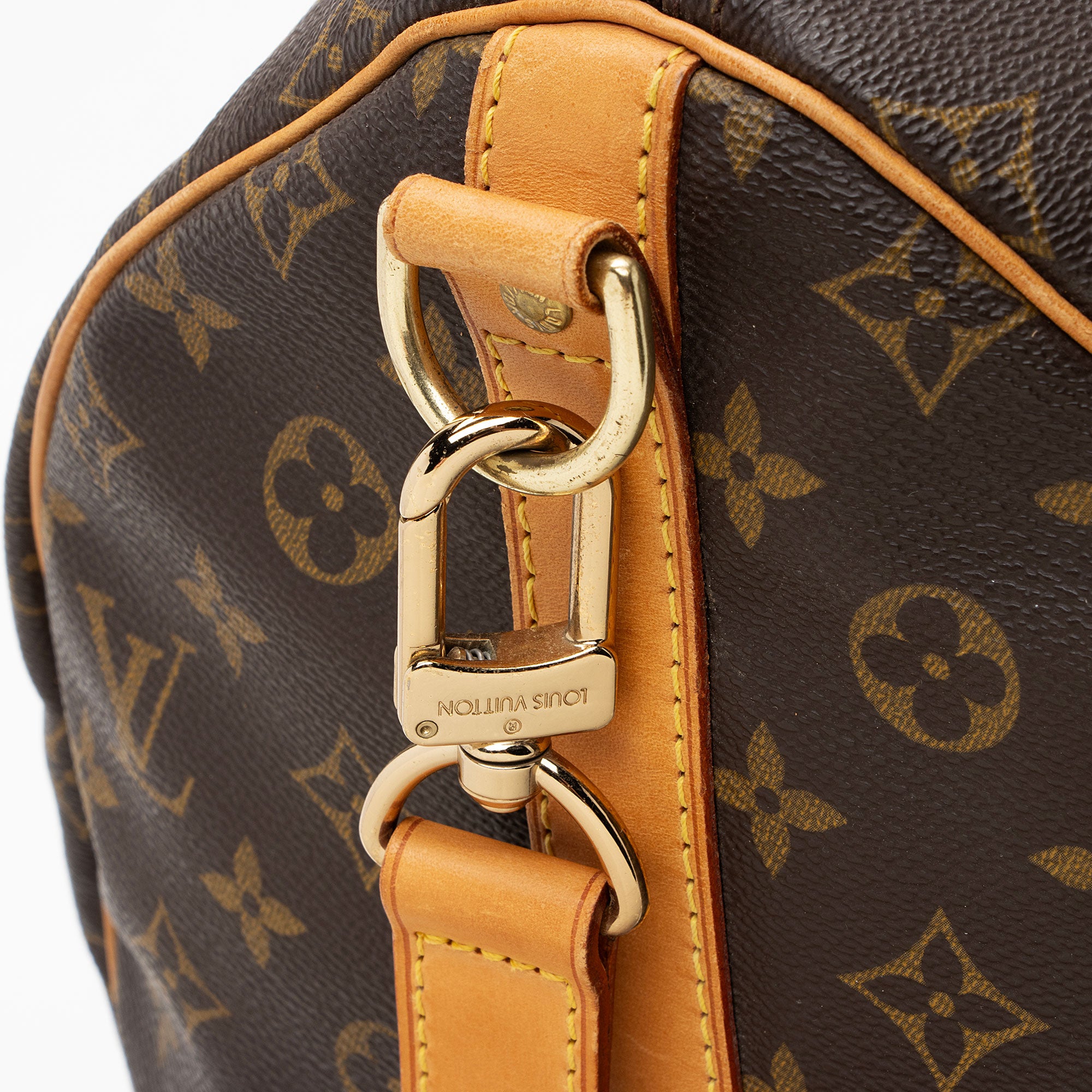 Louis Vuitton Vintage Monogram Canvas Keepall Bandouliere 55 Duffle (SHF-cC9VNm)