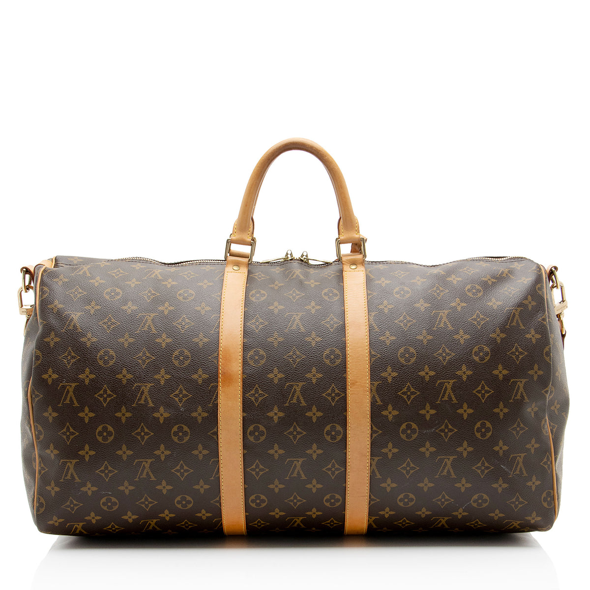 Louis Vuitton Vintage Monogram Canvas Keepall Bandouliere 55 Duffle