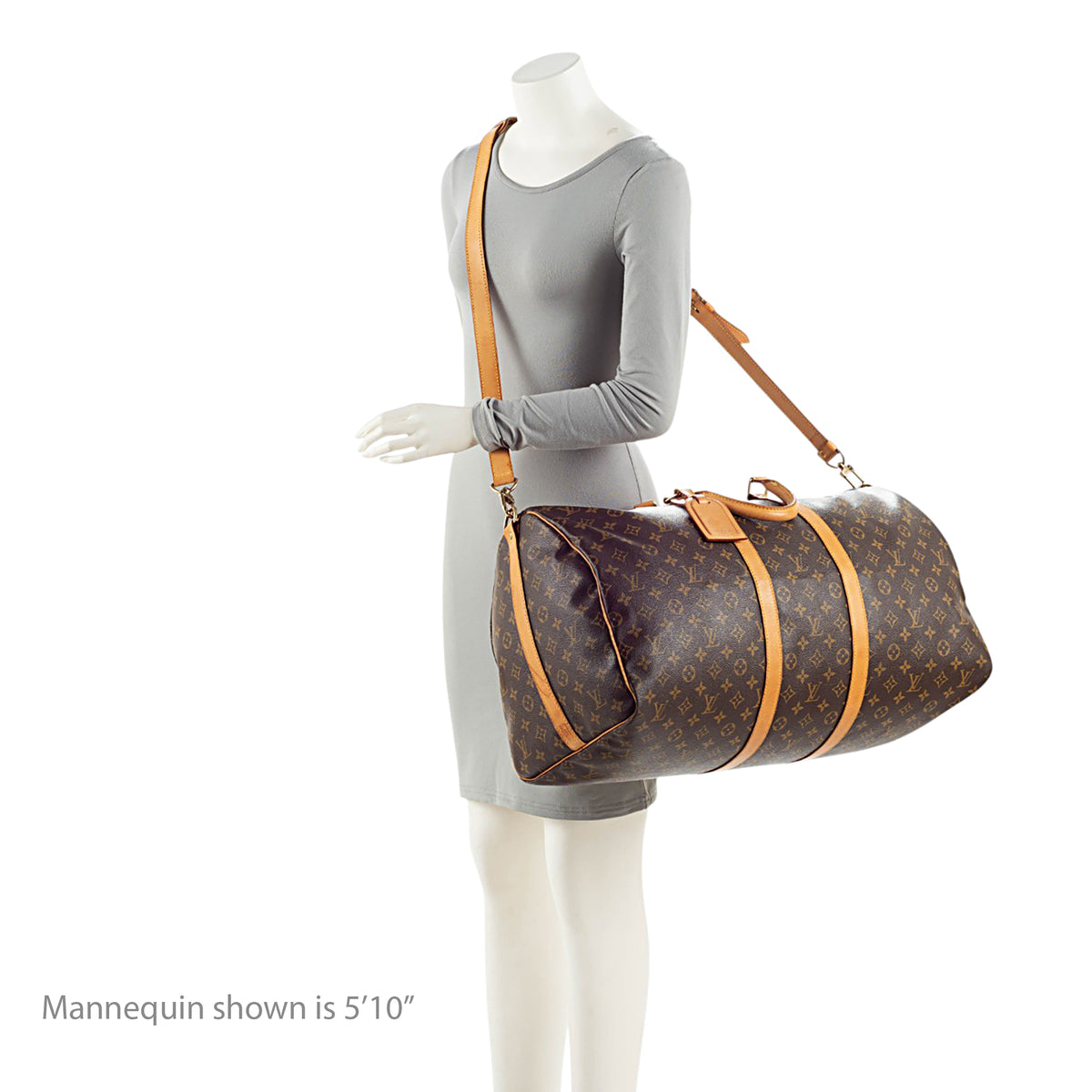 Louis Vuitton Vintage Monogram Canvas Keepall Bandouliere 55 Duffle
