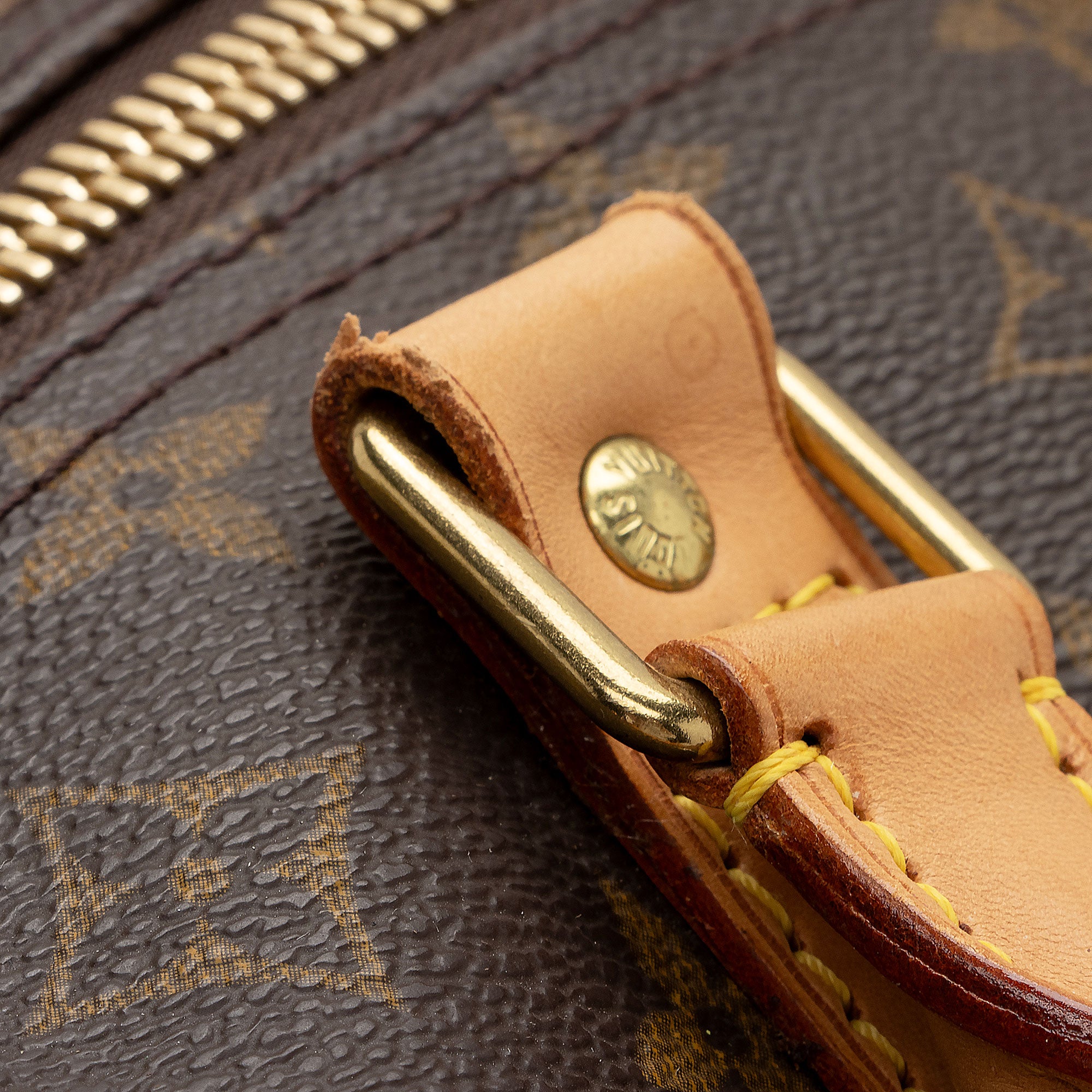 Louis Vuitton Vintage Monogram Canvas Keepall Bandouliere 60 Duffle Bag (SHF-1obcrO)