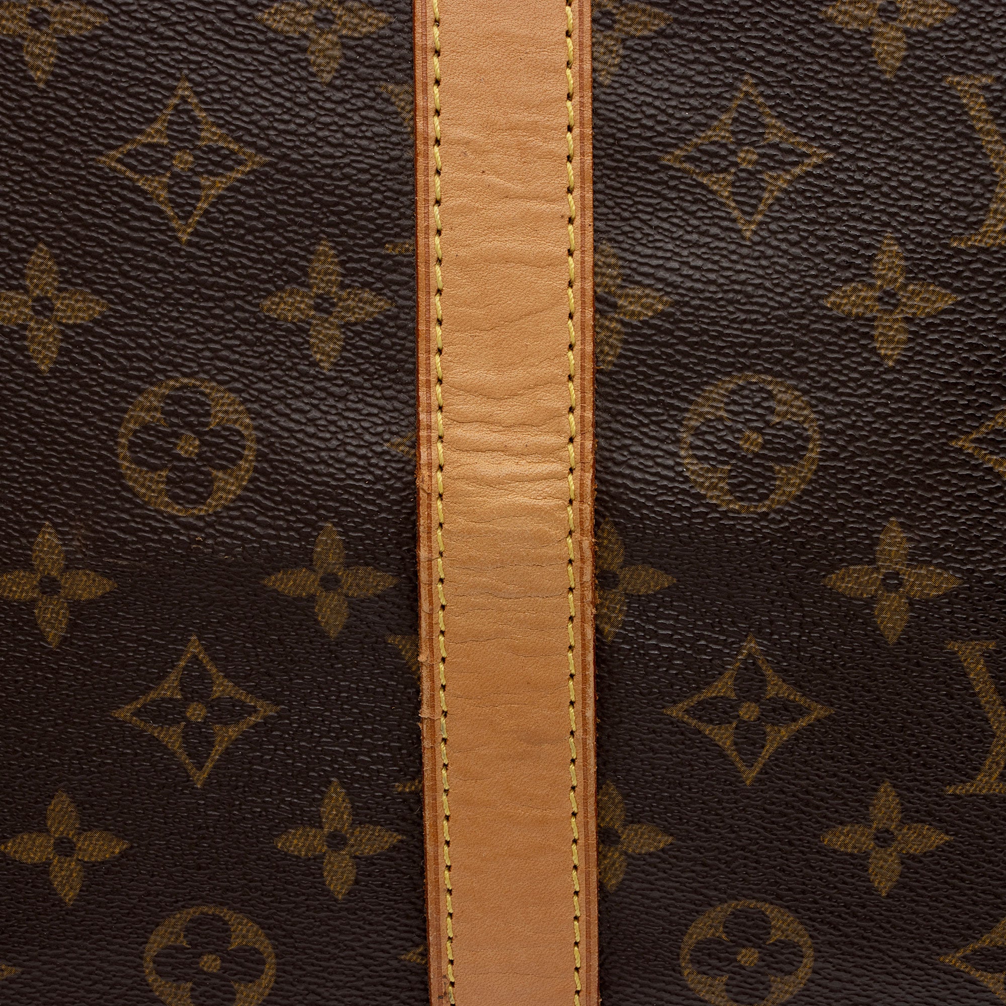 Louis Vuitton Vintage Monogram Canvas Keepall Bandouliere 60 Duffle Bag (SHF-1obcrO)