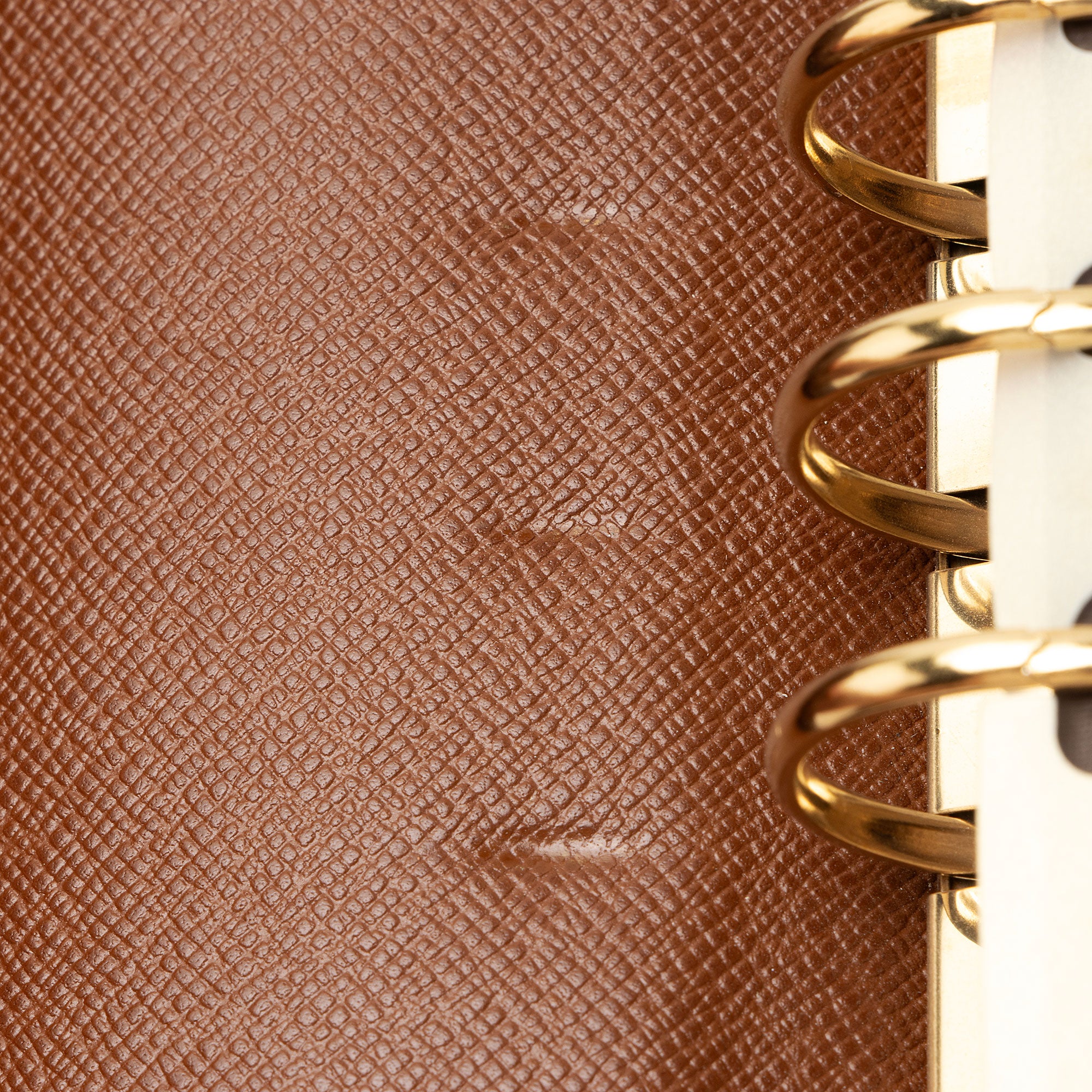 Louis Vuitton Vintage Monogram Canvas Large Ring Agenda Cover