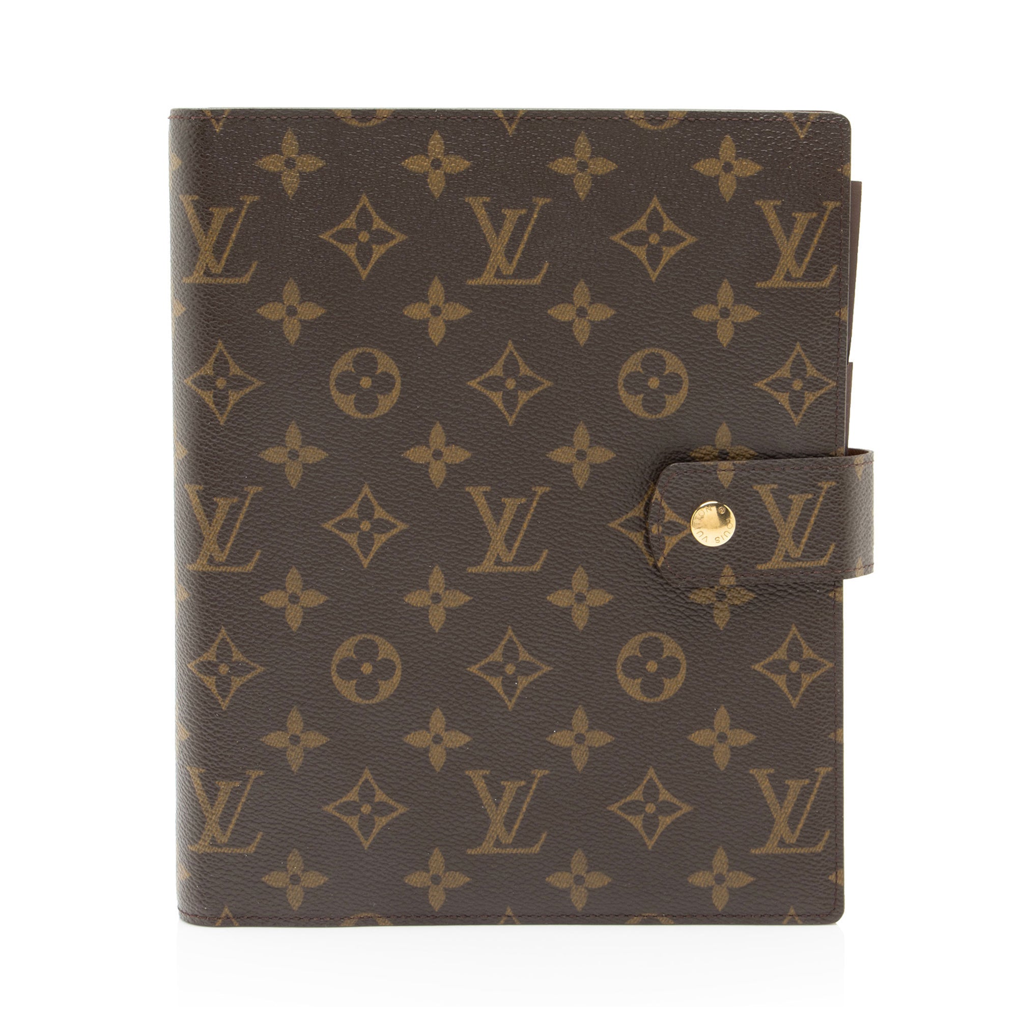 Louis Vuitton Vintage Monogram Canvas Large Ring Agenda Cover