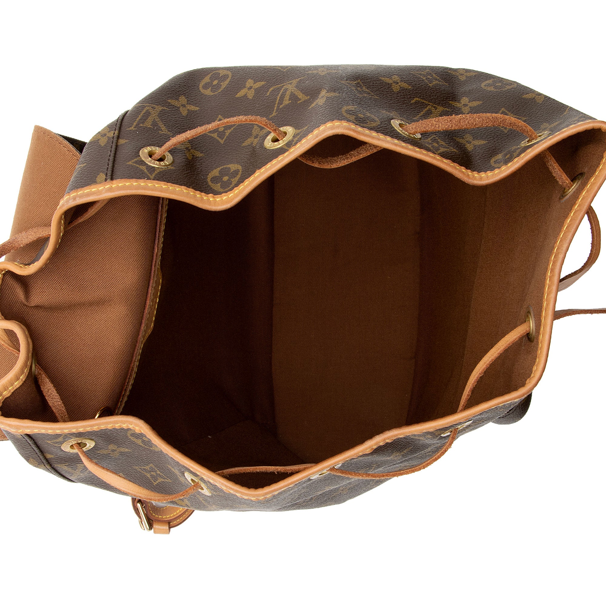 Louis Vuitton Vintage Monogram Canvas Montsouris GM Backpack (SHF-6AyAzn)