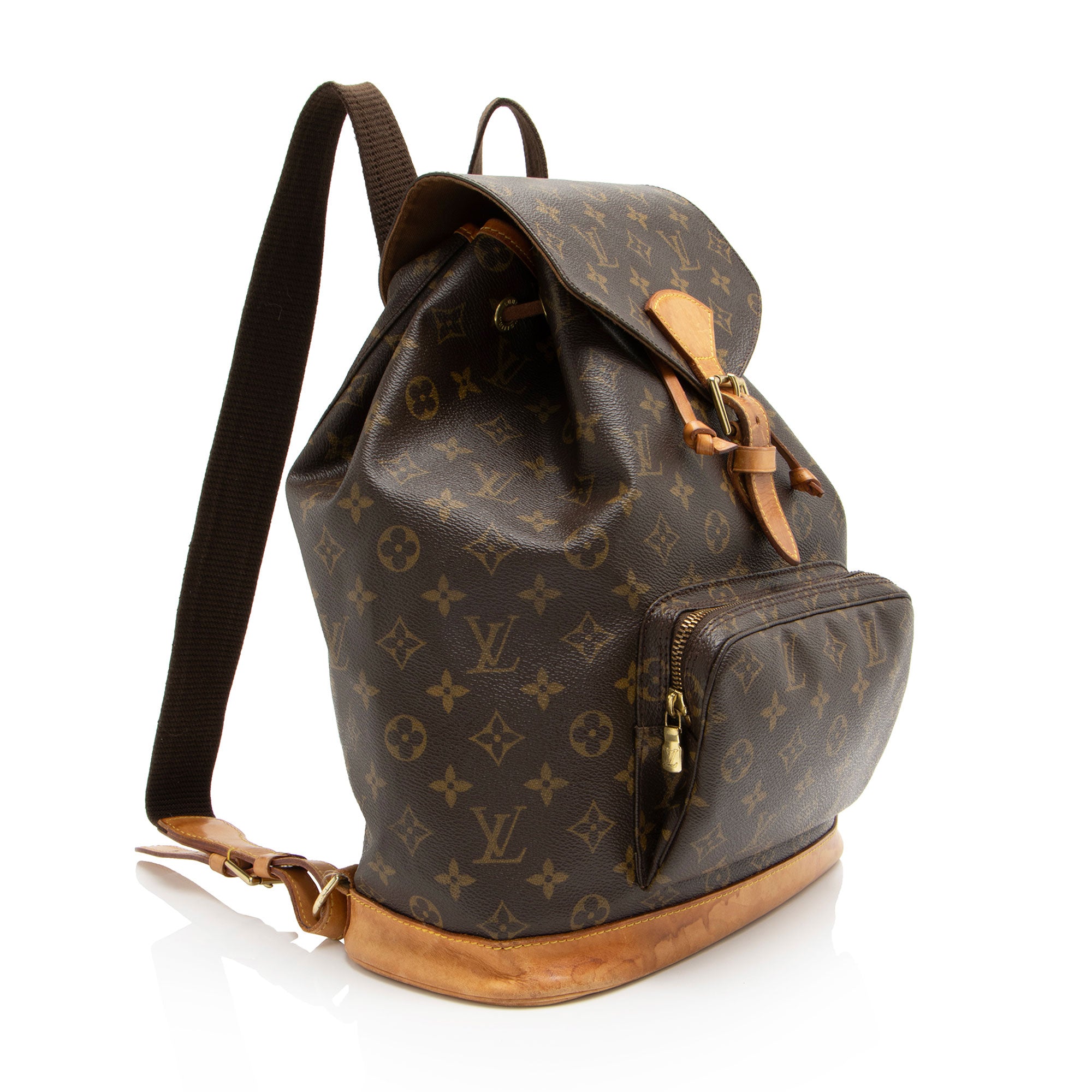 Louis Vuitton Vintage Monogram Canvas Montsouris GM Backpack (SHF-Crlk1A)