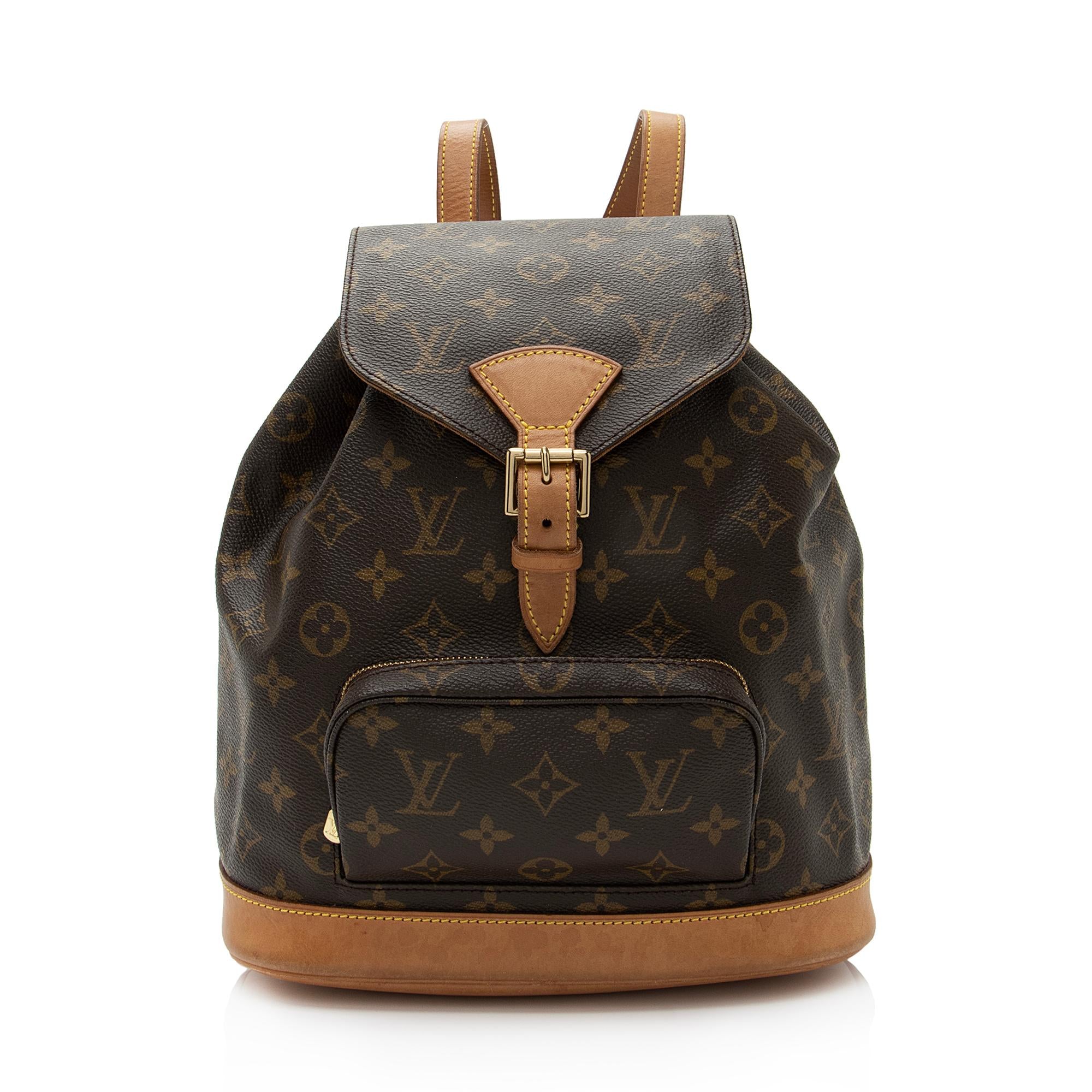 Louis Vuitton Vintage Monogram Canvas Montsouris MM Backpack (SHF-EUGvQe)