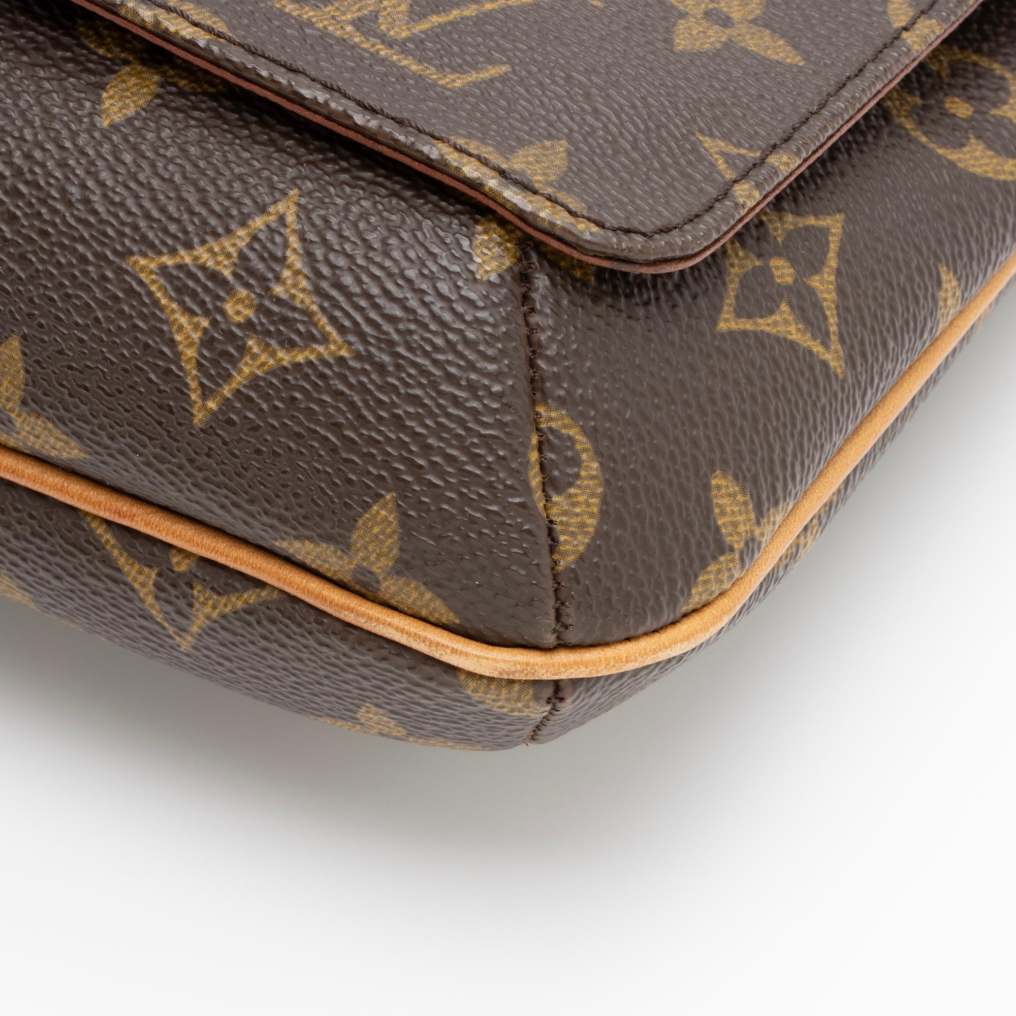Louis Vuitton Vintage Monogram Canvas Musette Tango Shoulder Bag (SHF-23533)