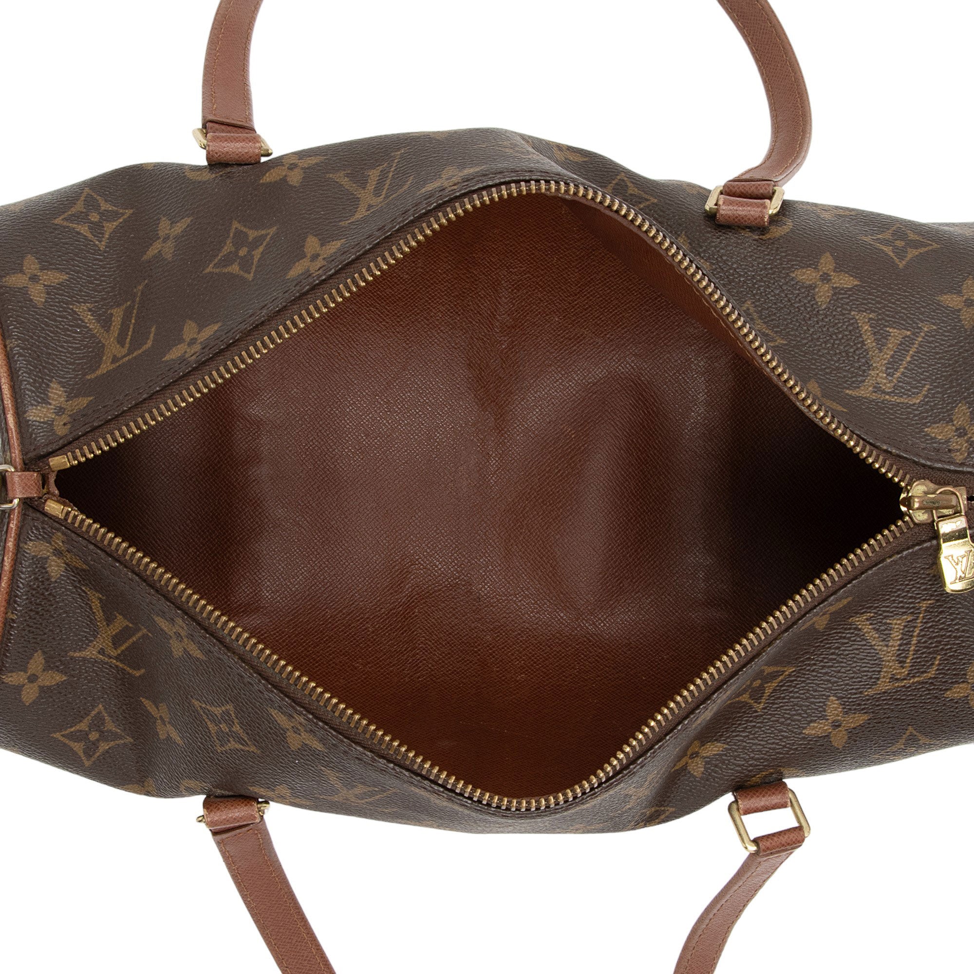 Louis Vuitton Vintage Monogram Canvas Papillon 30 Satchel (SHF-r40l7P)