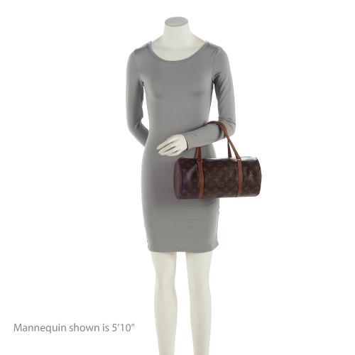 Louis Vuitton Vintage Monogram Canvas Papillon 30 Satchel (SHF-r40l7P)