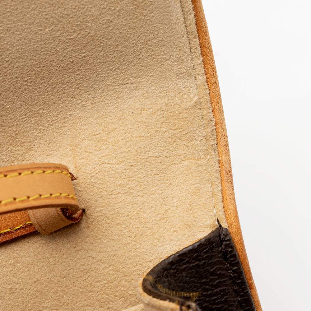 Louis Vuitton Vintage Monogram Canvas Pochette Twin GM Shoulder Bag (SHF-20793)