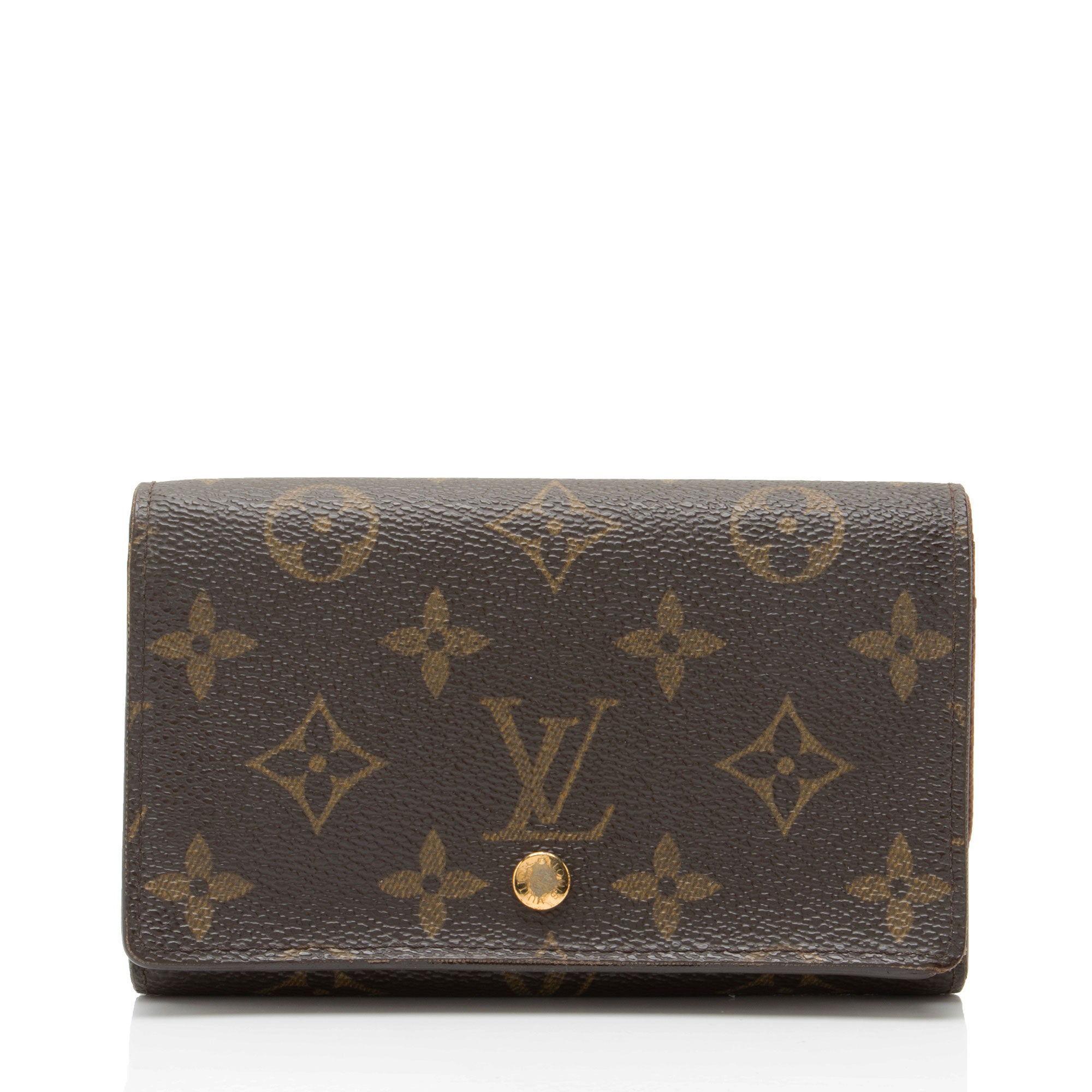 Louis Vuitton Vintage Monogram Canvas Porte Monnaie Tresor Wallet