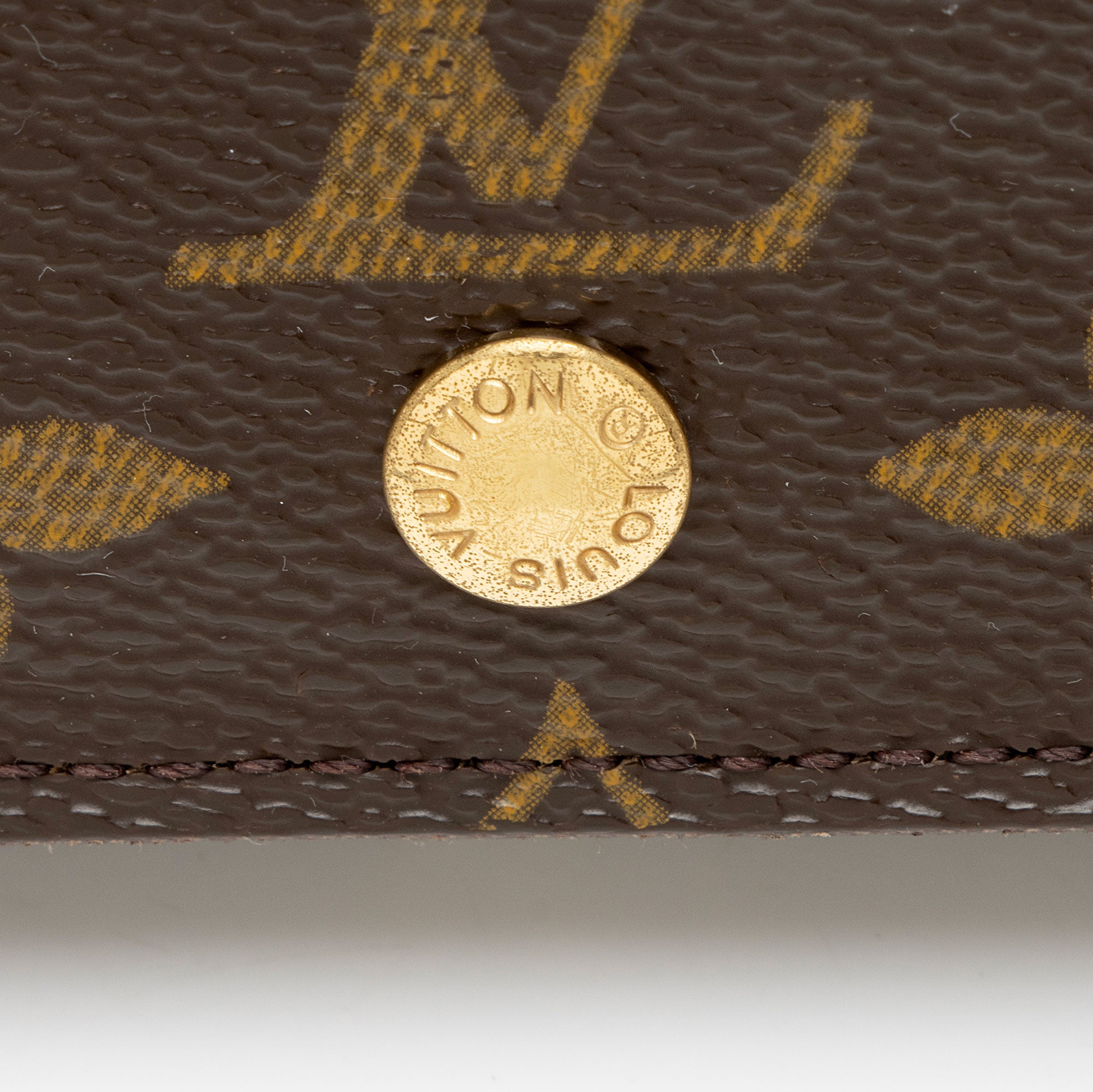 Louis Vuitton Vintage Monogram Canvas Porte Monnaie Tresor Wallet