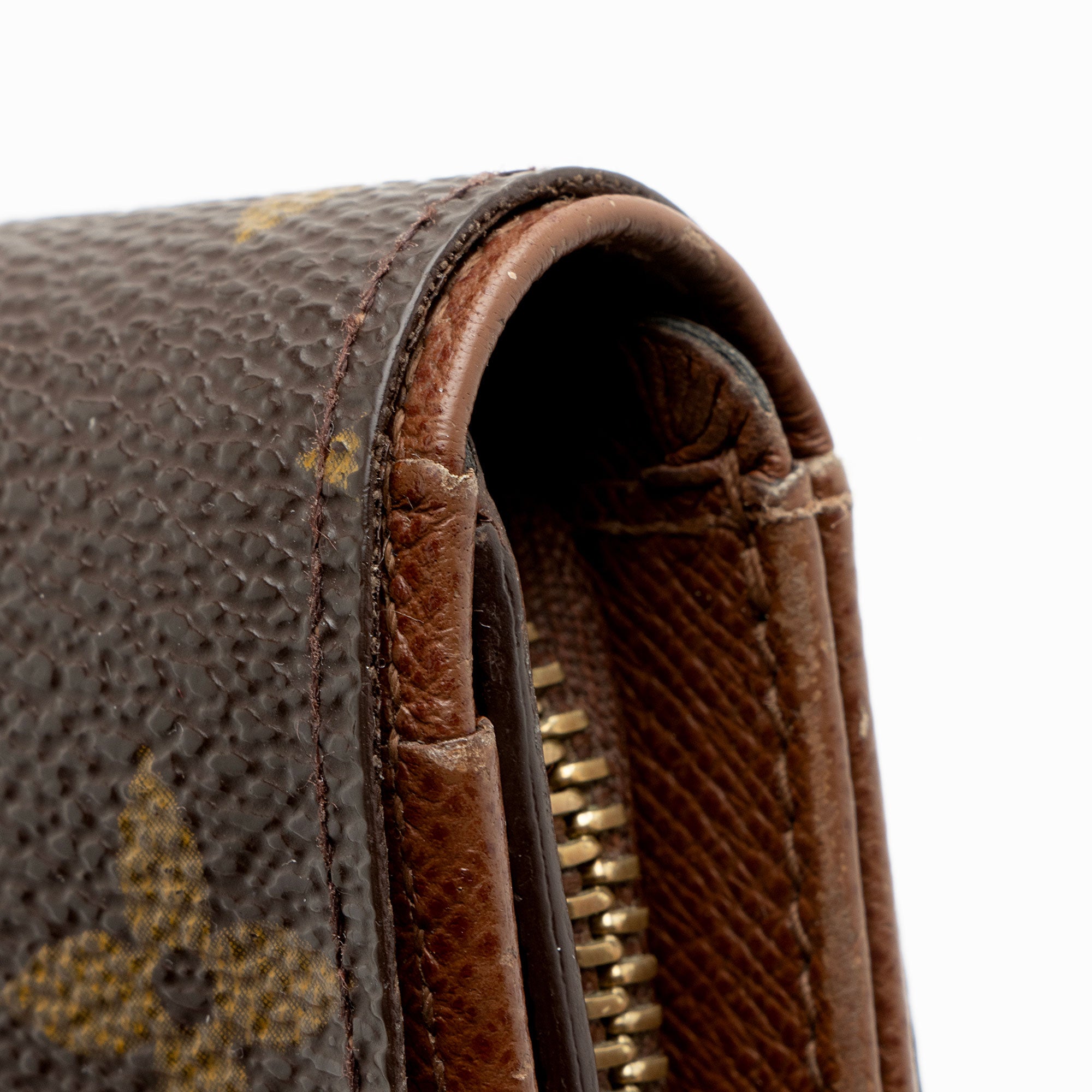 Louis Vuitton Vintage Monogram Canvas Porte Monnaie Tresor Wallet