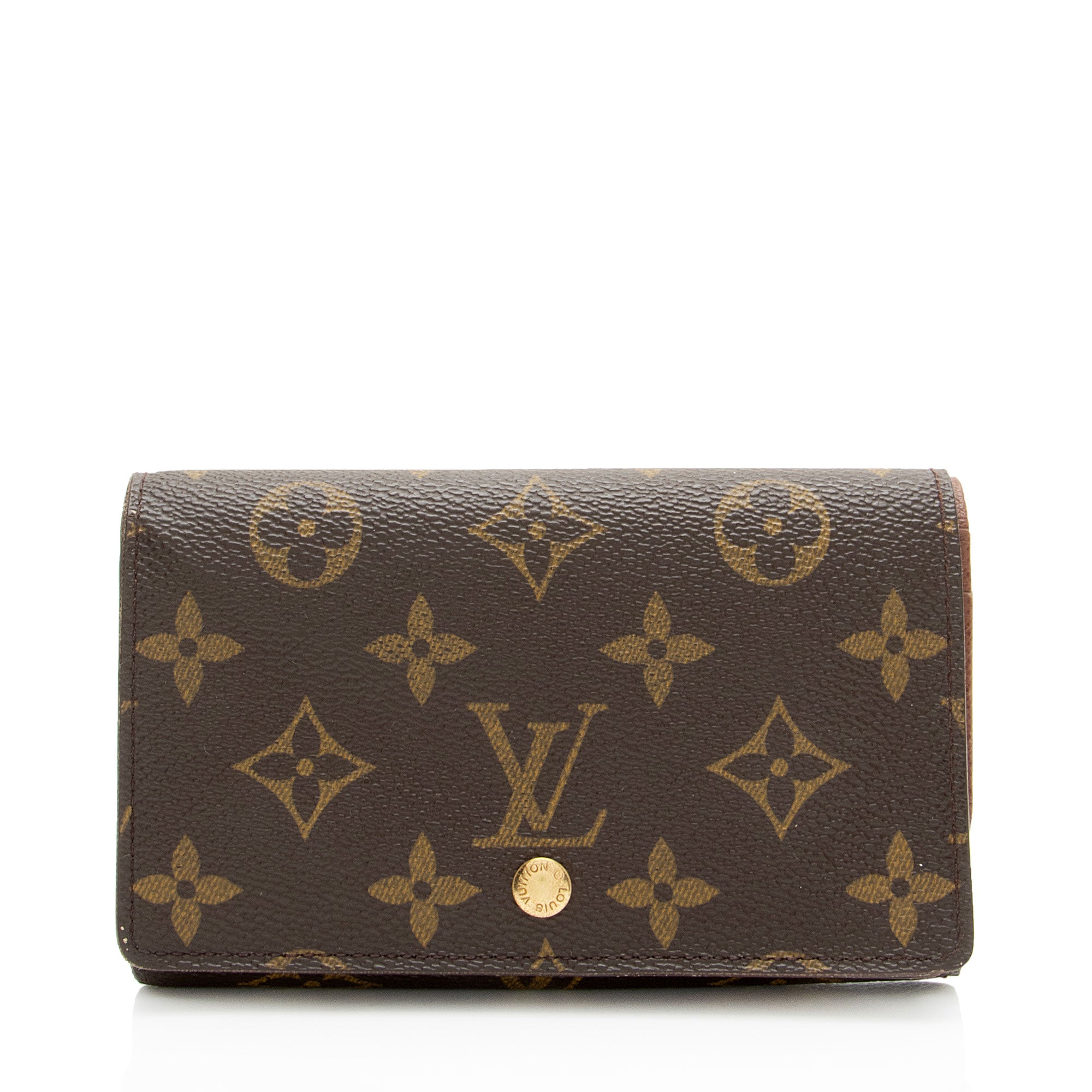 Louis Vuitton Vintage Monogram Canvas Porte Monnaie Tresor Wallet