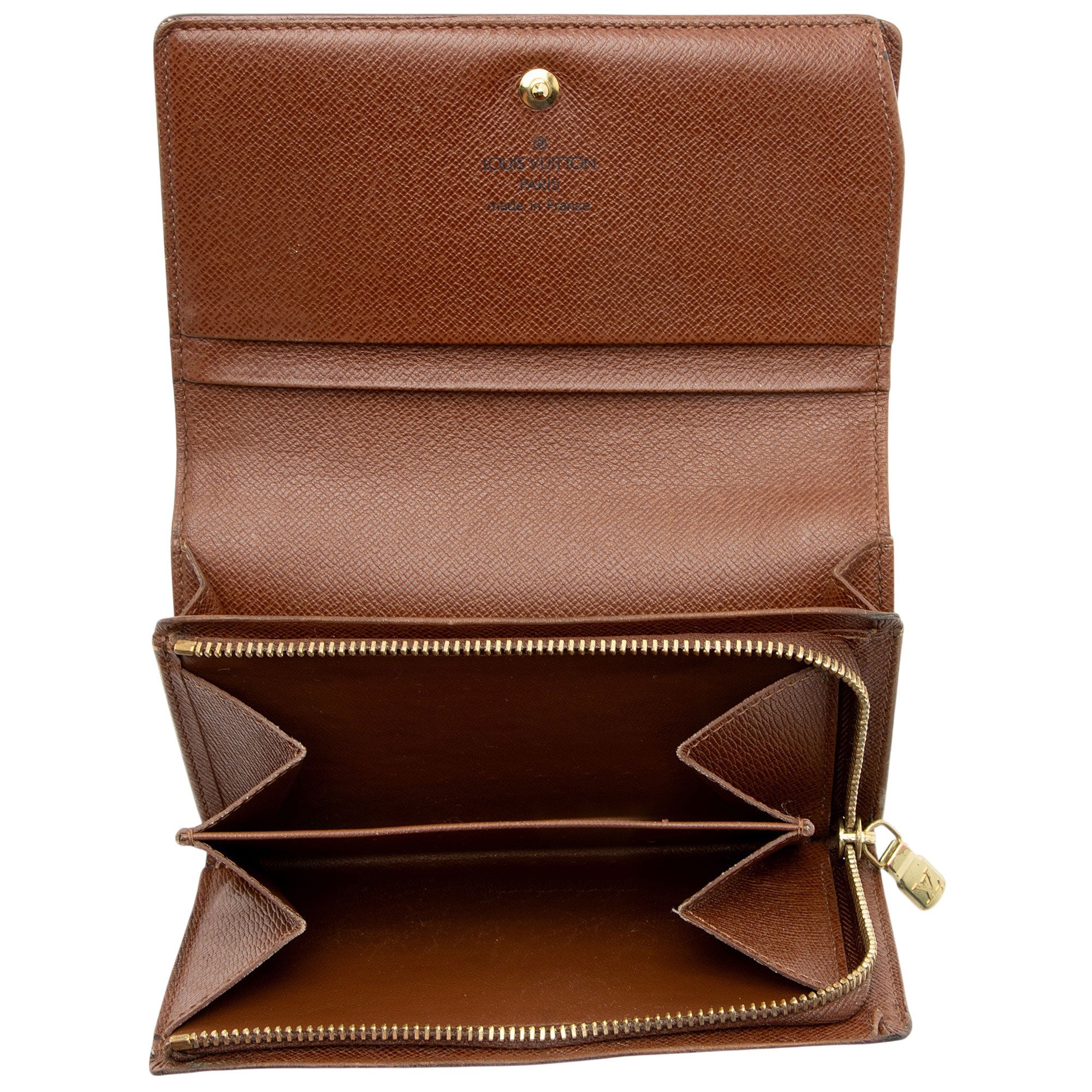 Louis Vuitton Vintage Monogram Canvas Porte Monnaie Tresor Wallet