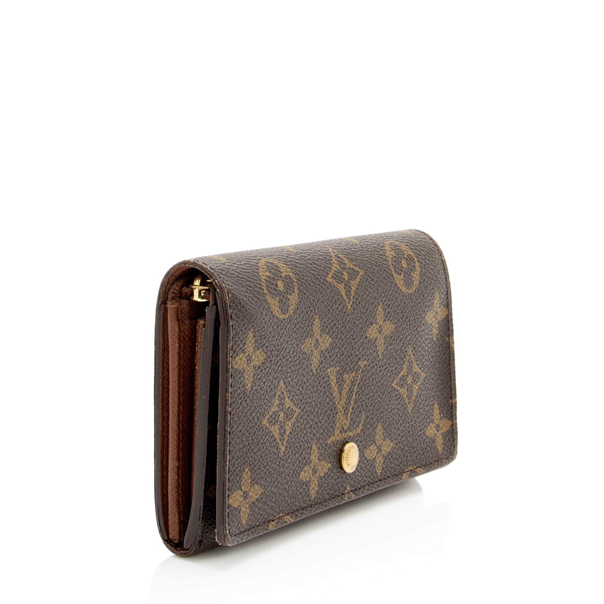 Louis Vuitton Vintage Monogram Canvas Porte Monnaie Tresor Wallet
