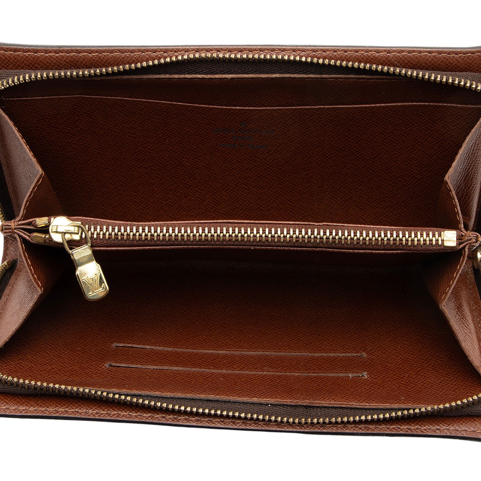 Louis Vuitton Vintage Monogram Canvas Porte Monnaie Zippy Wallet