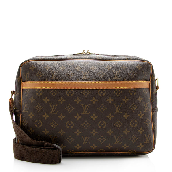 Louis Vuitton - Authenticated Reporter Handbag - Leather Brown Plain for Women, Good Condition