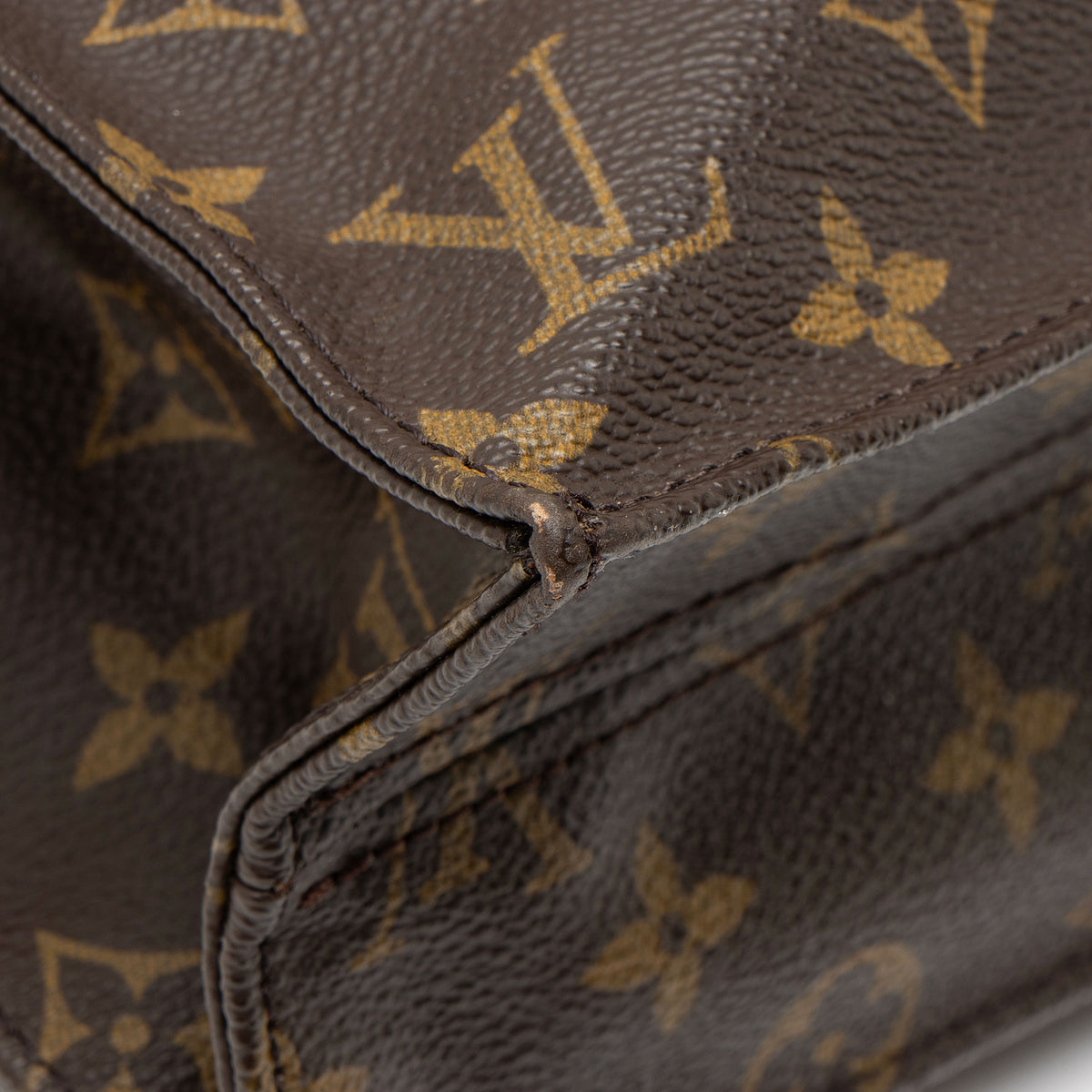 Louis Vuitton Vintage Monogram Canvas Sac Plat Tote
