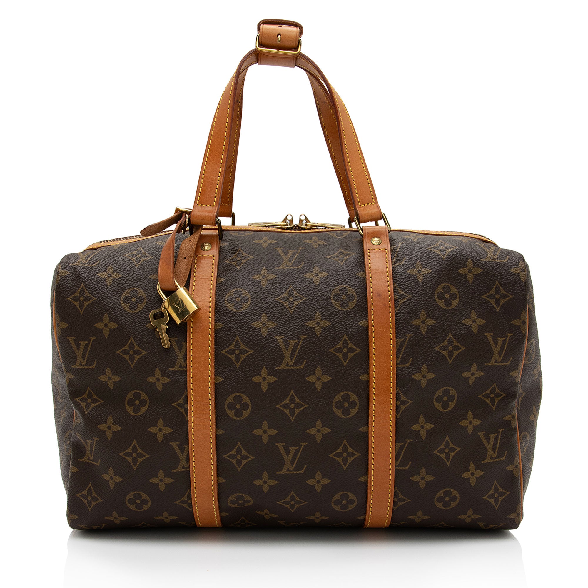 Louis Vuitton Vintage Monogram Canvas Sac Souple 35 Duffle Bag (SHF-z8