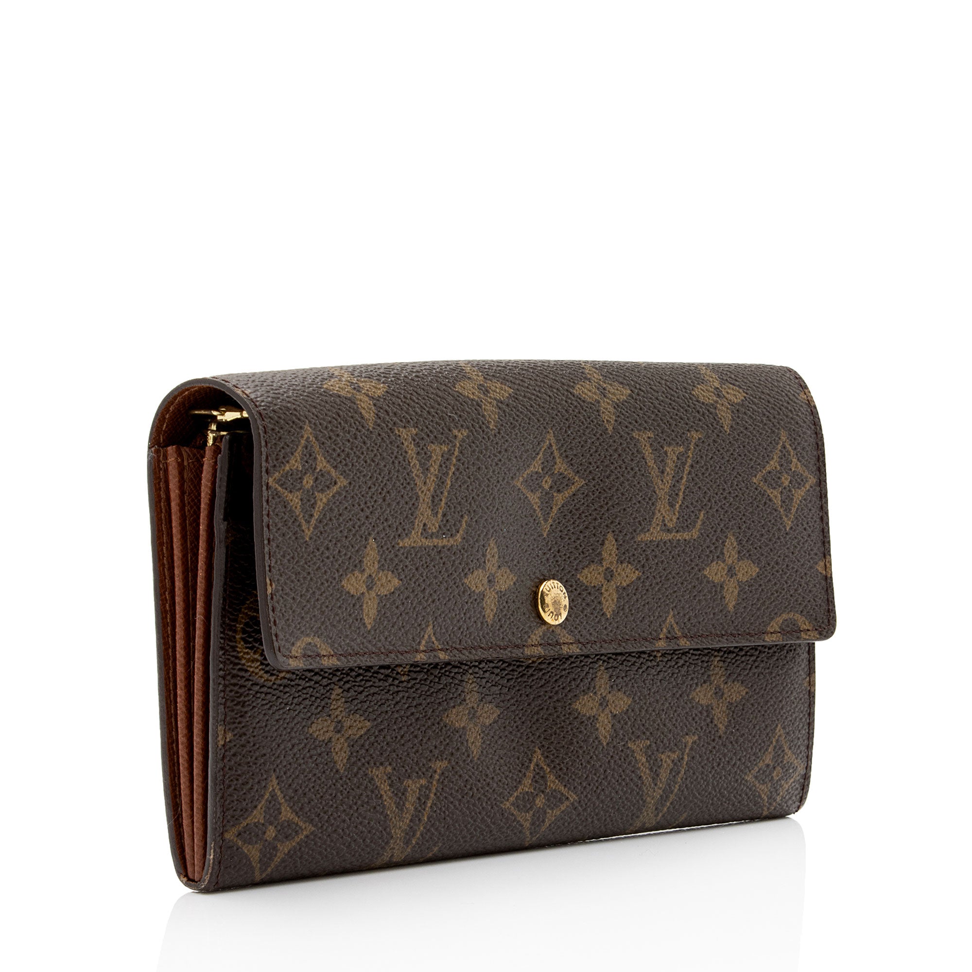 Louis Vuitton Vintage Monogram Canvas Sarah Wallet (SHF-NDngCm)