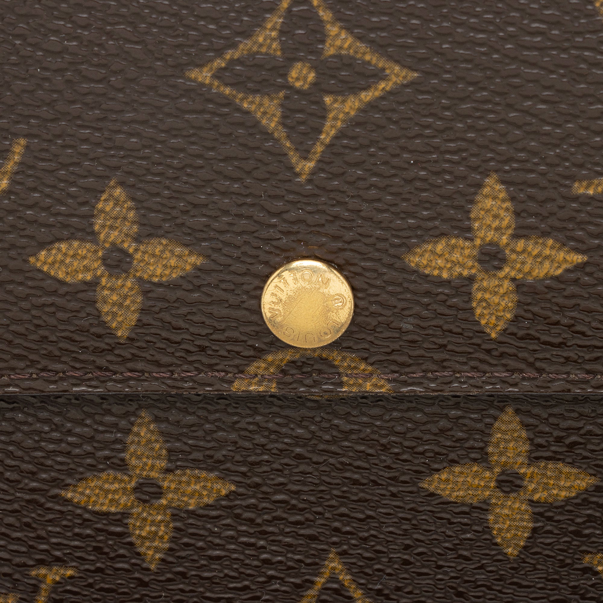 Louis Vuitton Vintage Monogram Canvas Sarah Wallet (SHF-0DkSZp)