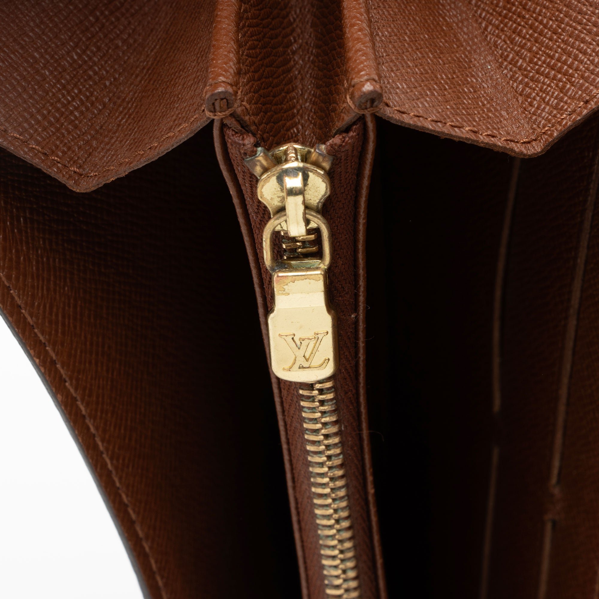 Louis Vuitton Vintage Monogram Canvas Sarah Wallet (SHF-0DkSZp)