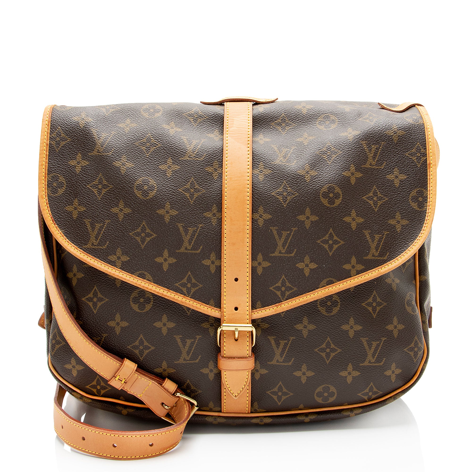 Louis Vuitton Vintage Monogram Canvas Saumur 35 Messenger