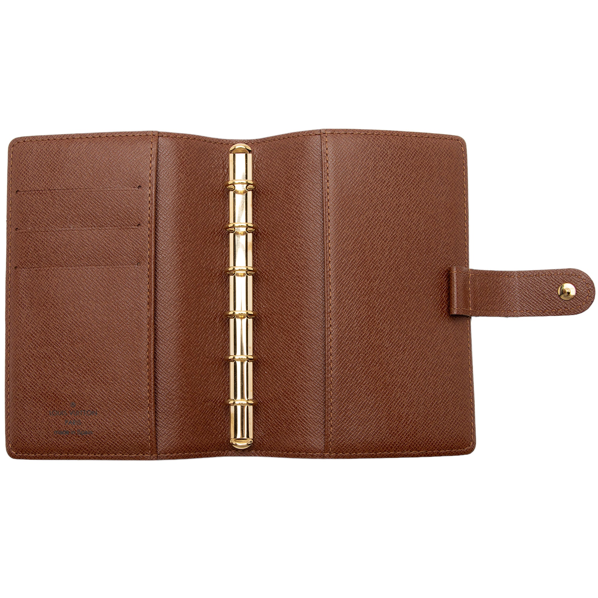 Louis Vuitton Vintage Monogram Canvas Small Ring Agenda Cover (SHF-goqwcD)