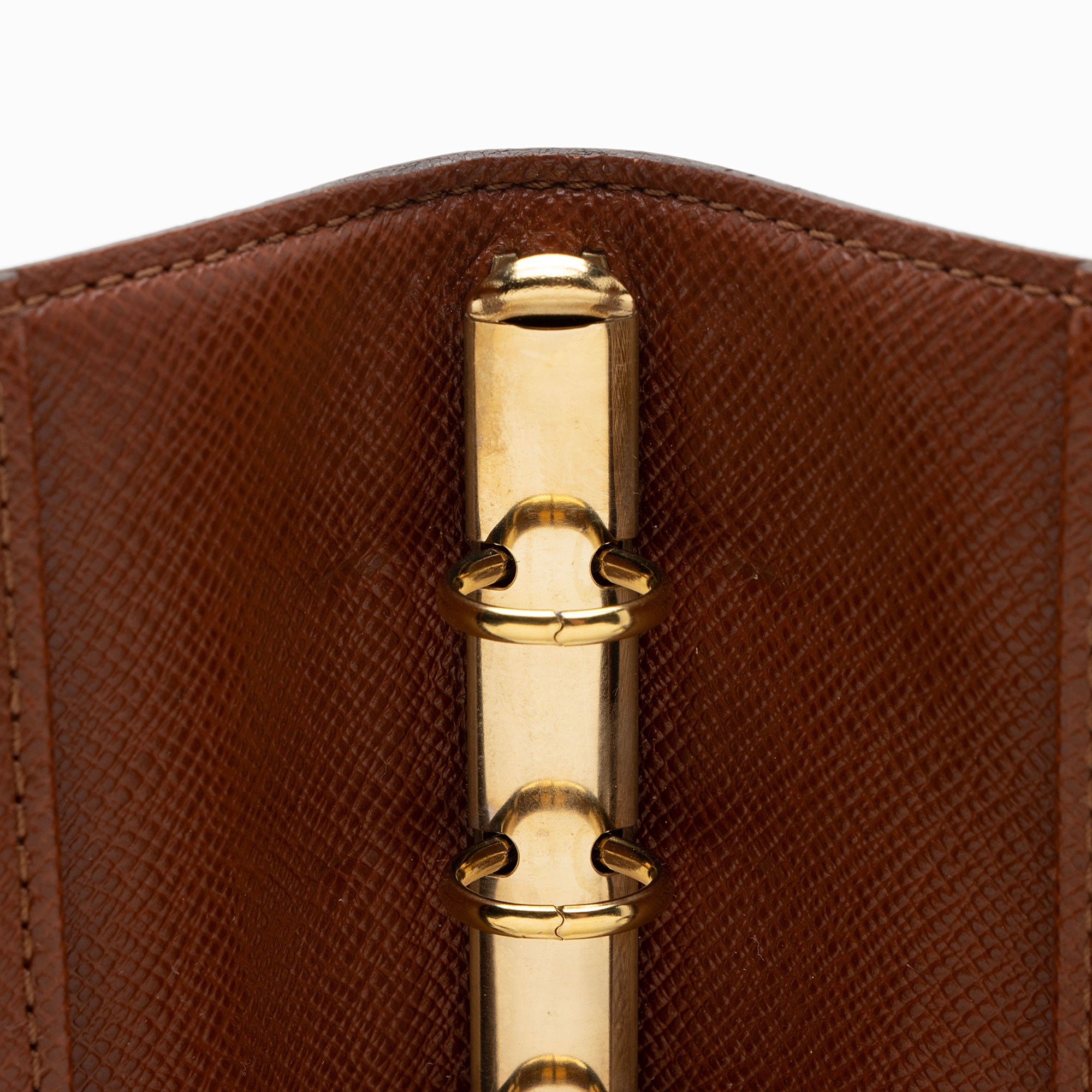 Louis Vuitton Vintage Monogram Canvas Small Ring Agenda Cover (SHF-t7bly3)