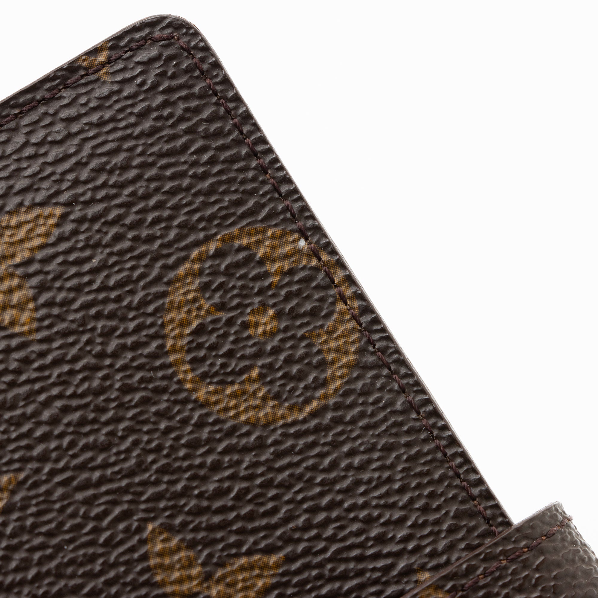 Louis Vuitton Vintage Monogram Canvas Small Ring Agenda Cover (SHF-t7bly3)