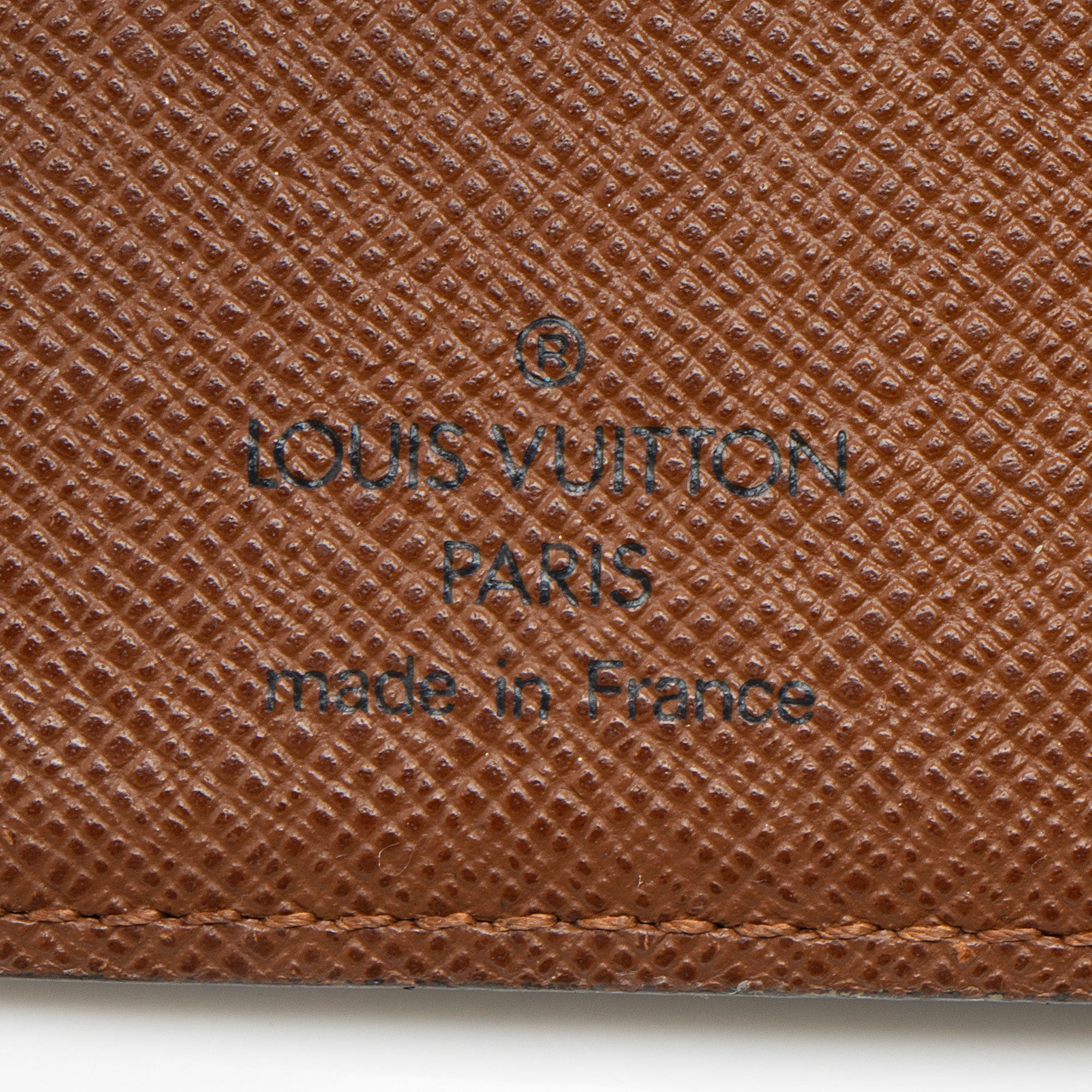 Louis Vuitton Vintage Monogram Canvas Small Ring Agenda Cover