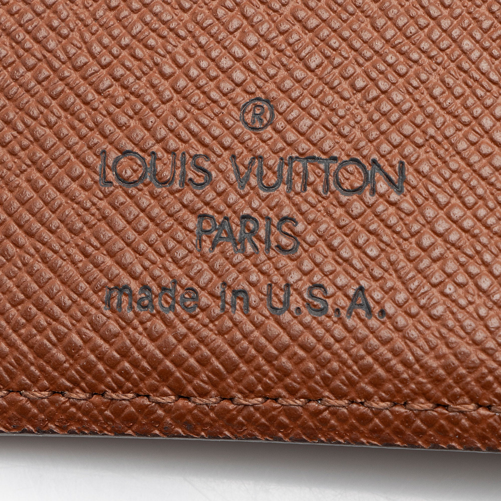 Louis Vuitton Vintage Monogram Canvas Small Ring Agenda Cover