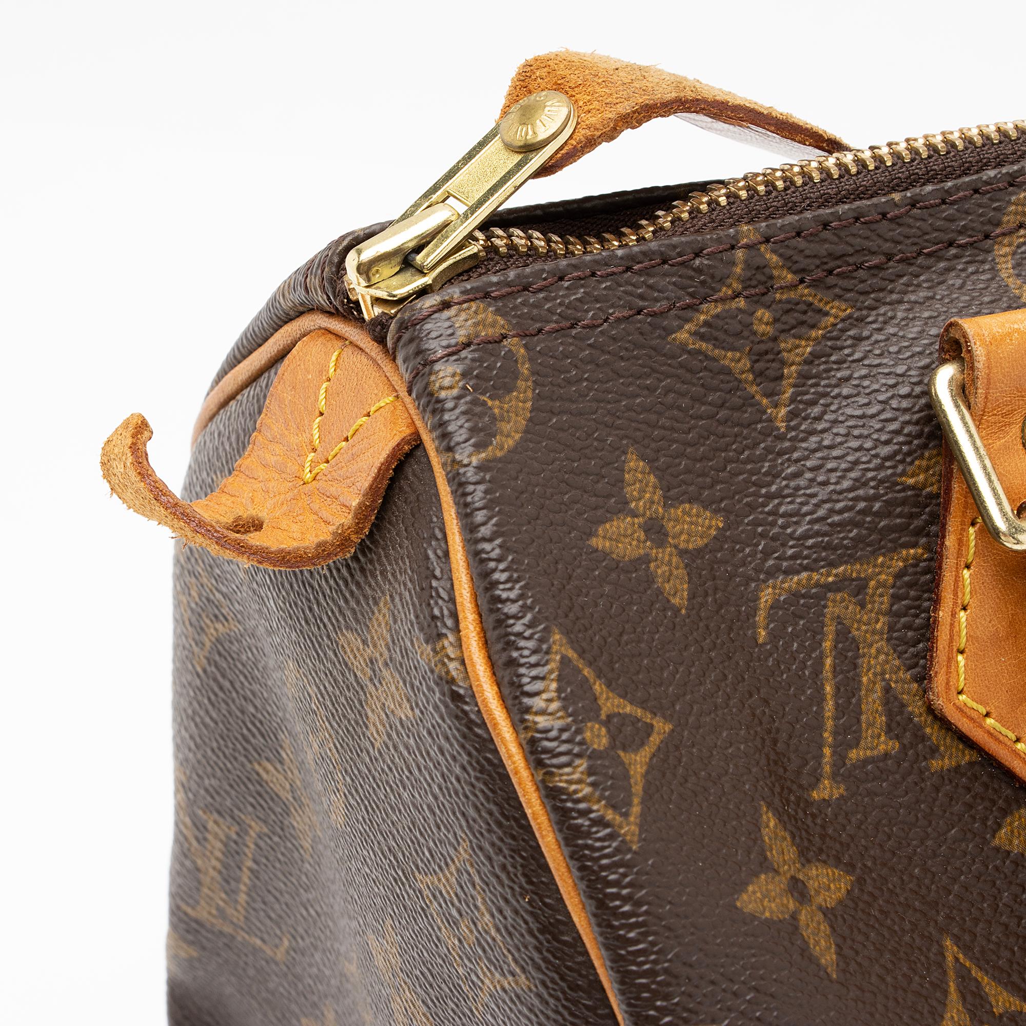 Louis Vuitton Vintage Monogram Canvas Speedy 25 Satchel (SHF-BMdwOf)