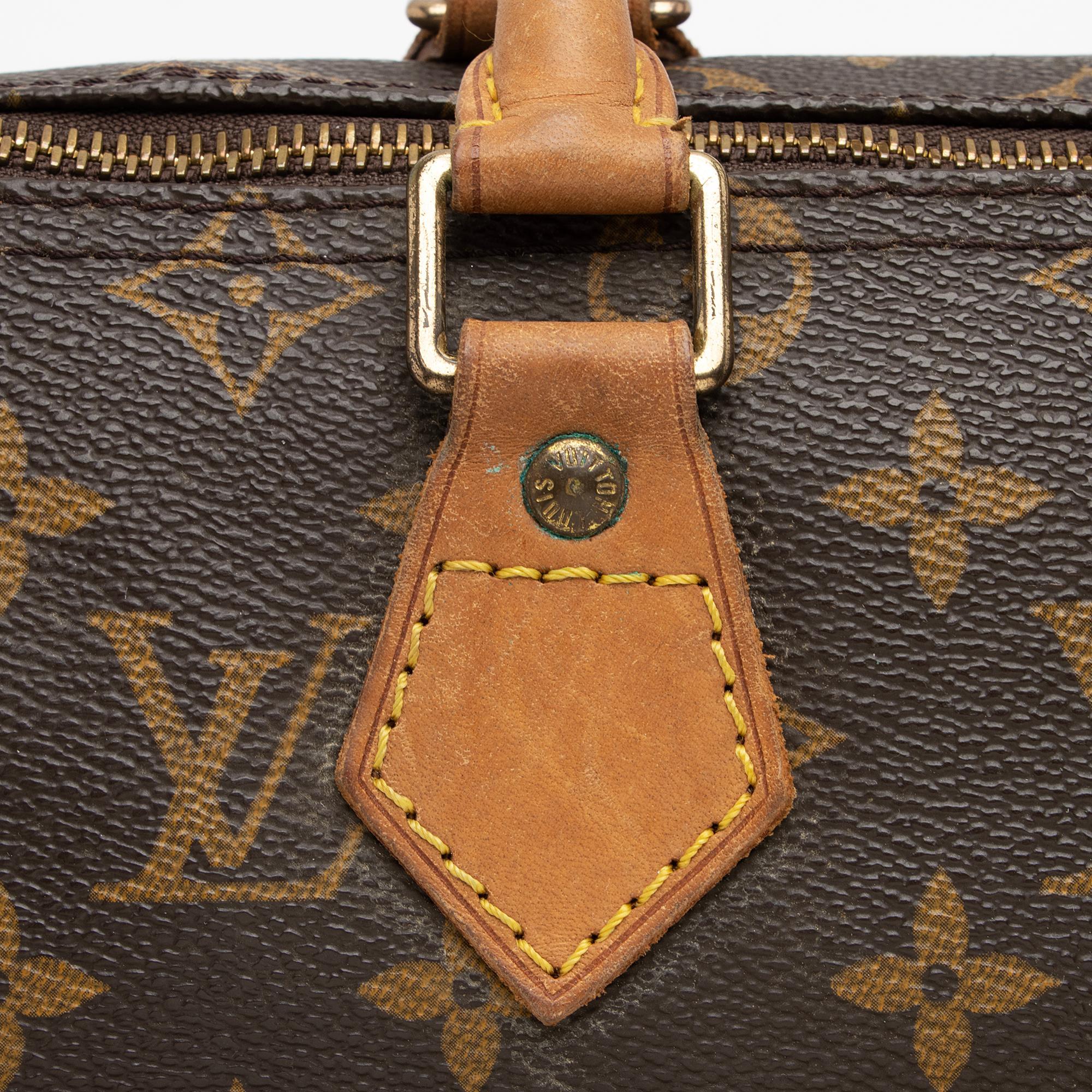 Louis Vuitton Vintage Monogram Canvas Speedy 25 Satchel (SHF-Ywv9Hm)
