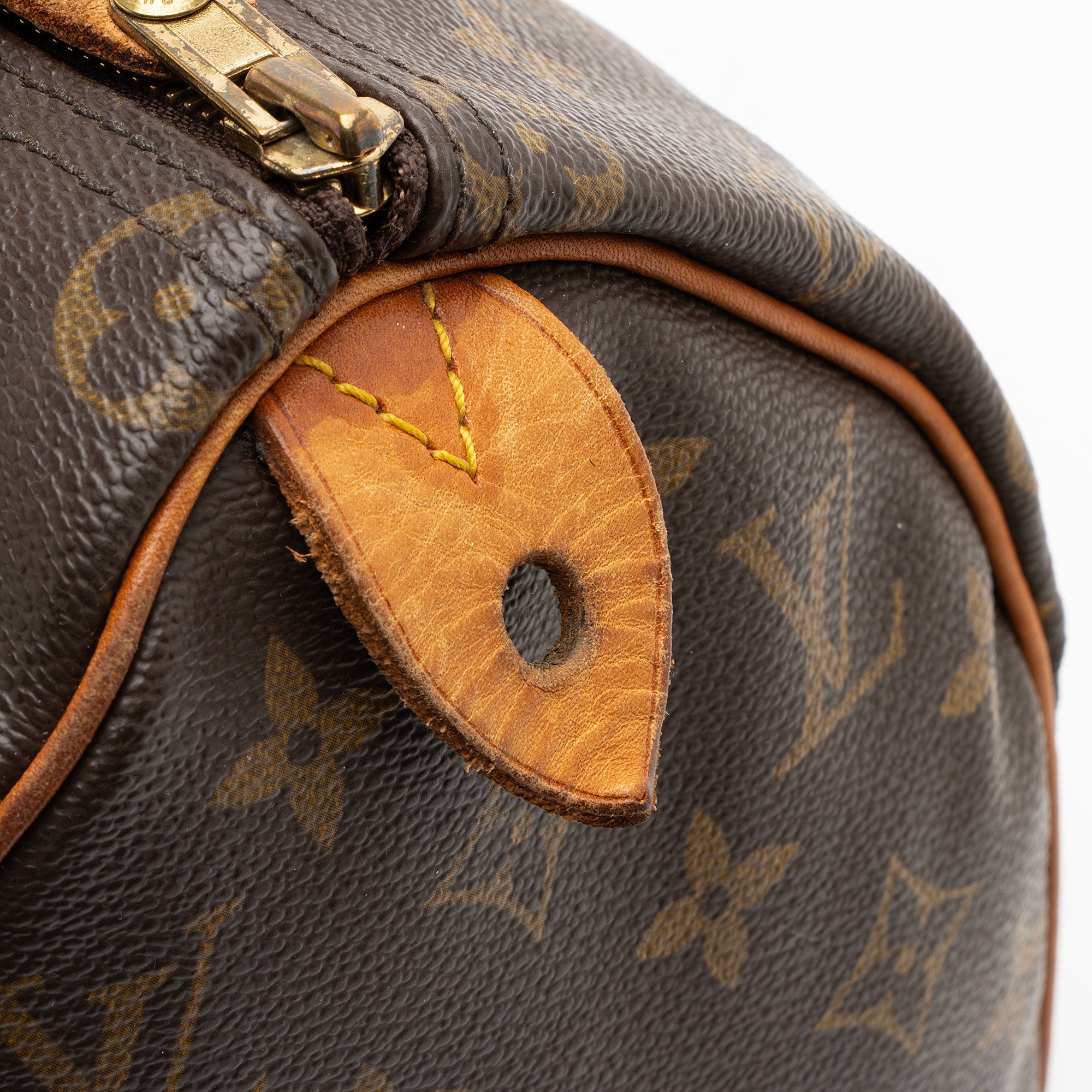 Louis Vuitton Vintage Monogram Canvas Speedy 25 Satchel