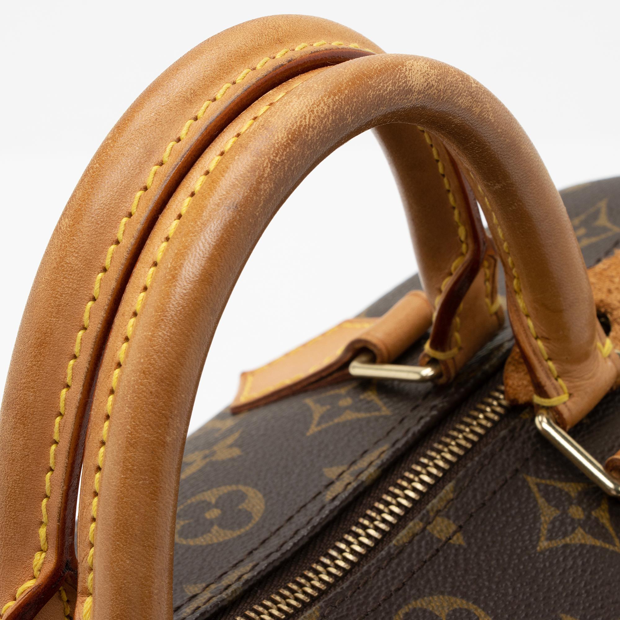 Louis Vuitton Vintage Monogram Canvas Speedy 30 Satchel (SHF-gWwiX8)