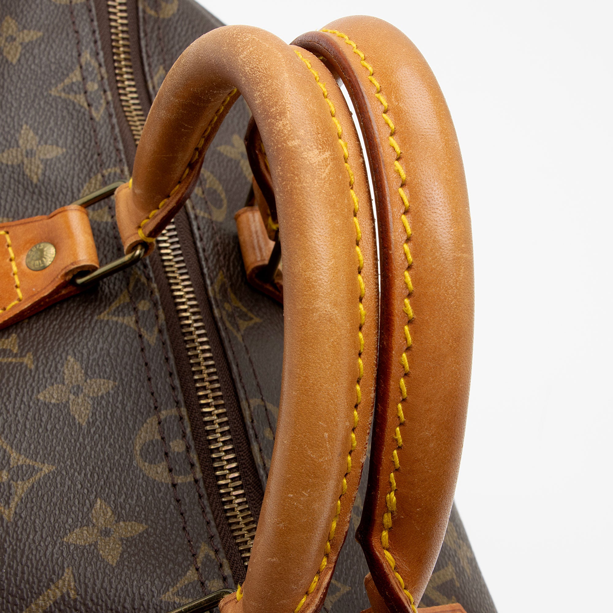 Louis Vuitton Vintage Monogram Canvas Speedy 35 Satchel (SHF-iS1dlK)