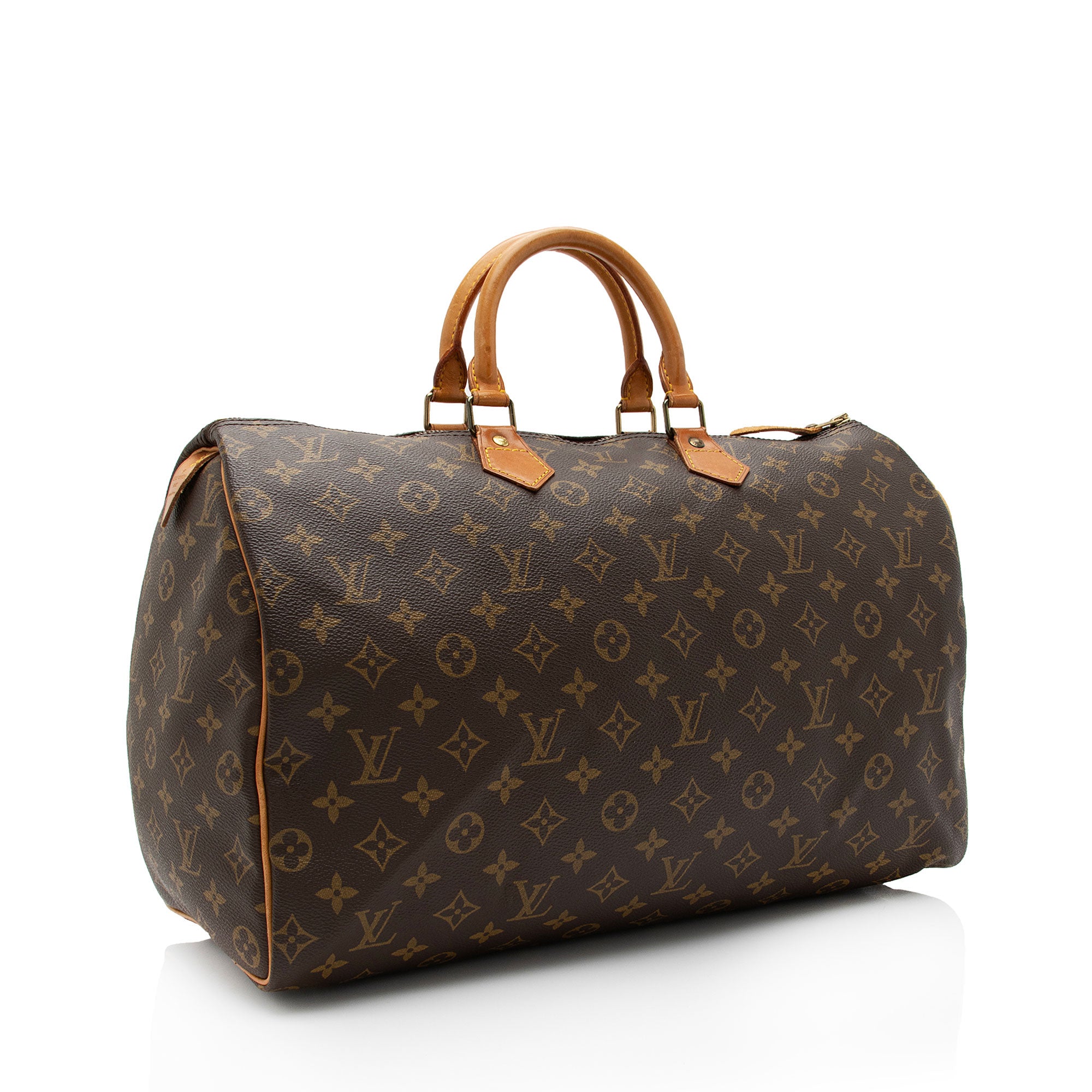 Louis Vuitton Vintage Monogram Canvas Speedy 40 Satchel (SHF-nuboZc)