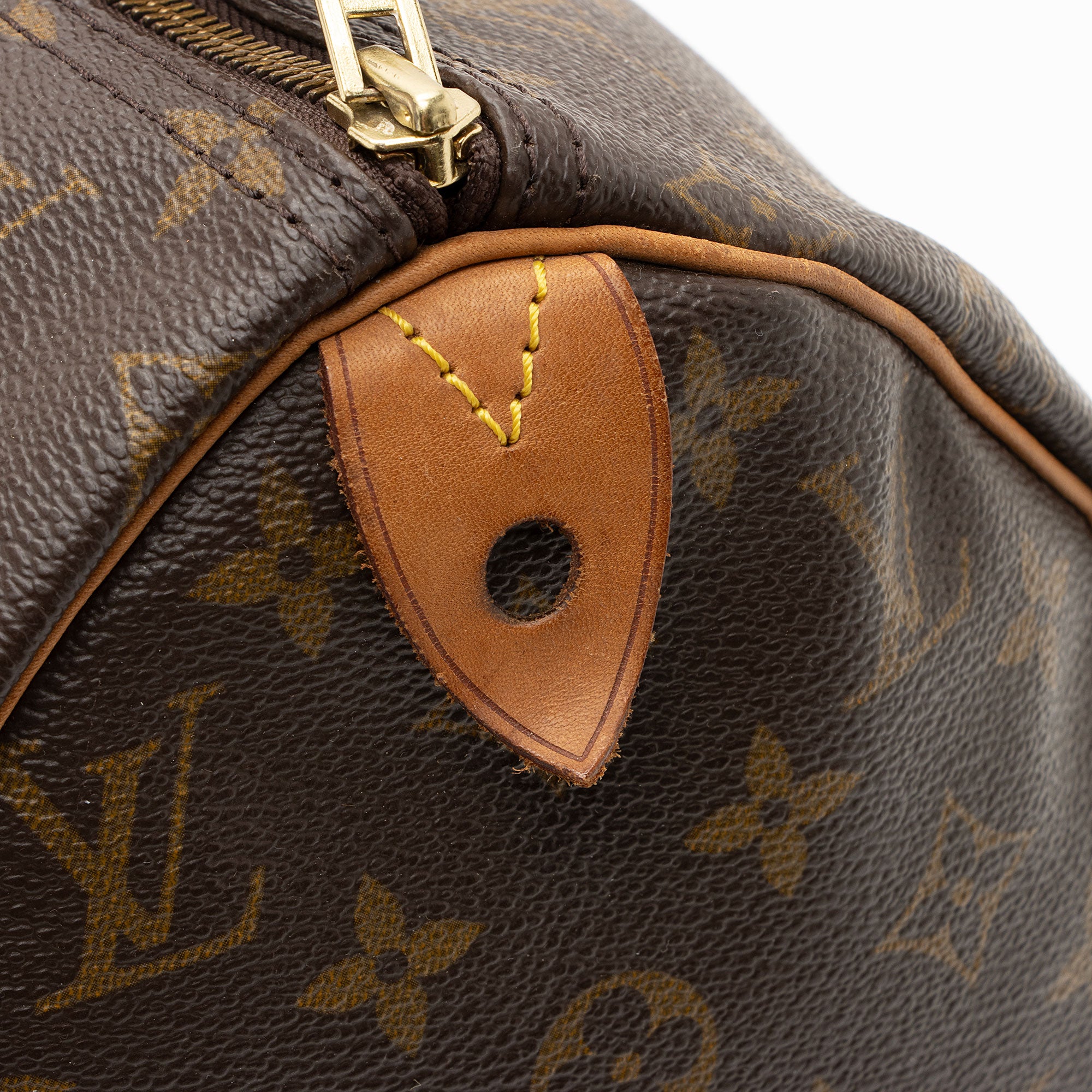 Louis Vuitton Vintage Monogram Canvas Speedy 40 Satchel (SHF-9L1Ijf)