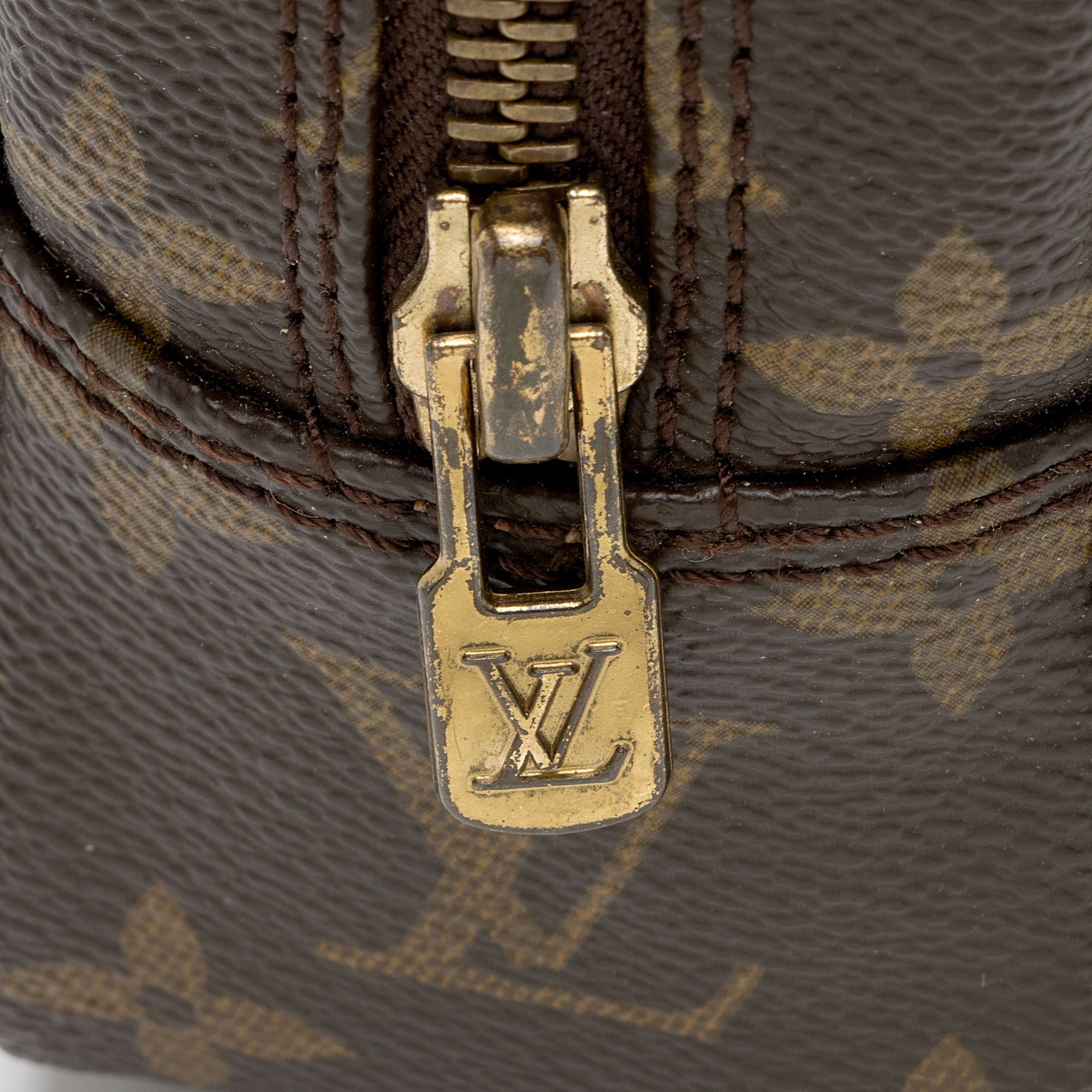 Louis Vuitton Vintage Monogram Canvas Trousse Toiletry Pouch 18 (SHF-ZjqrY8)