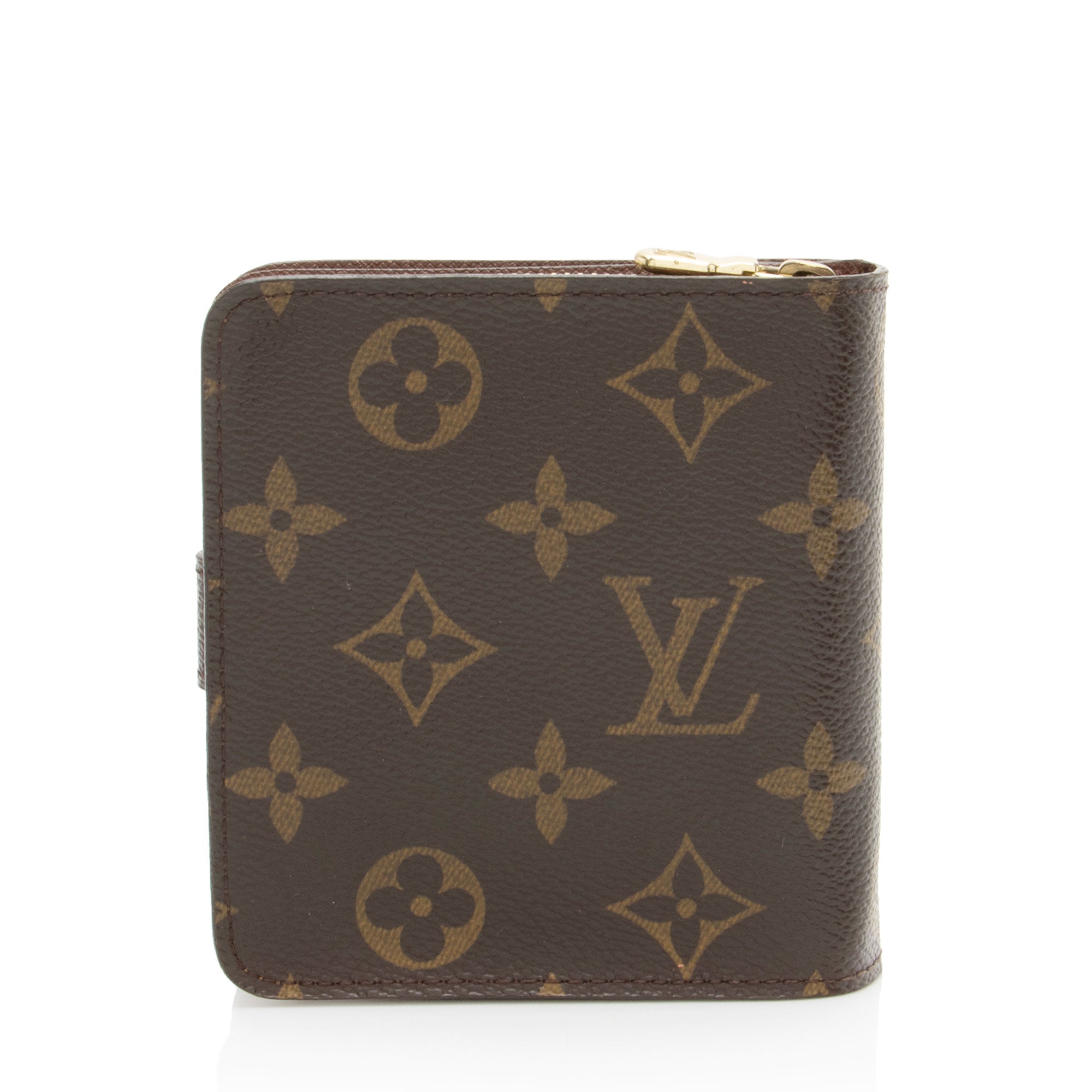 Louis Vuitton Vintage Monogram Canvas Zipped Compact Wallet