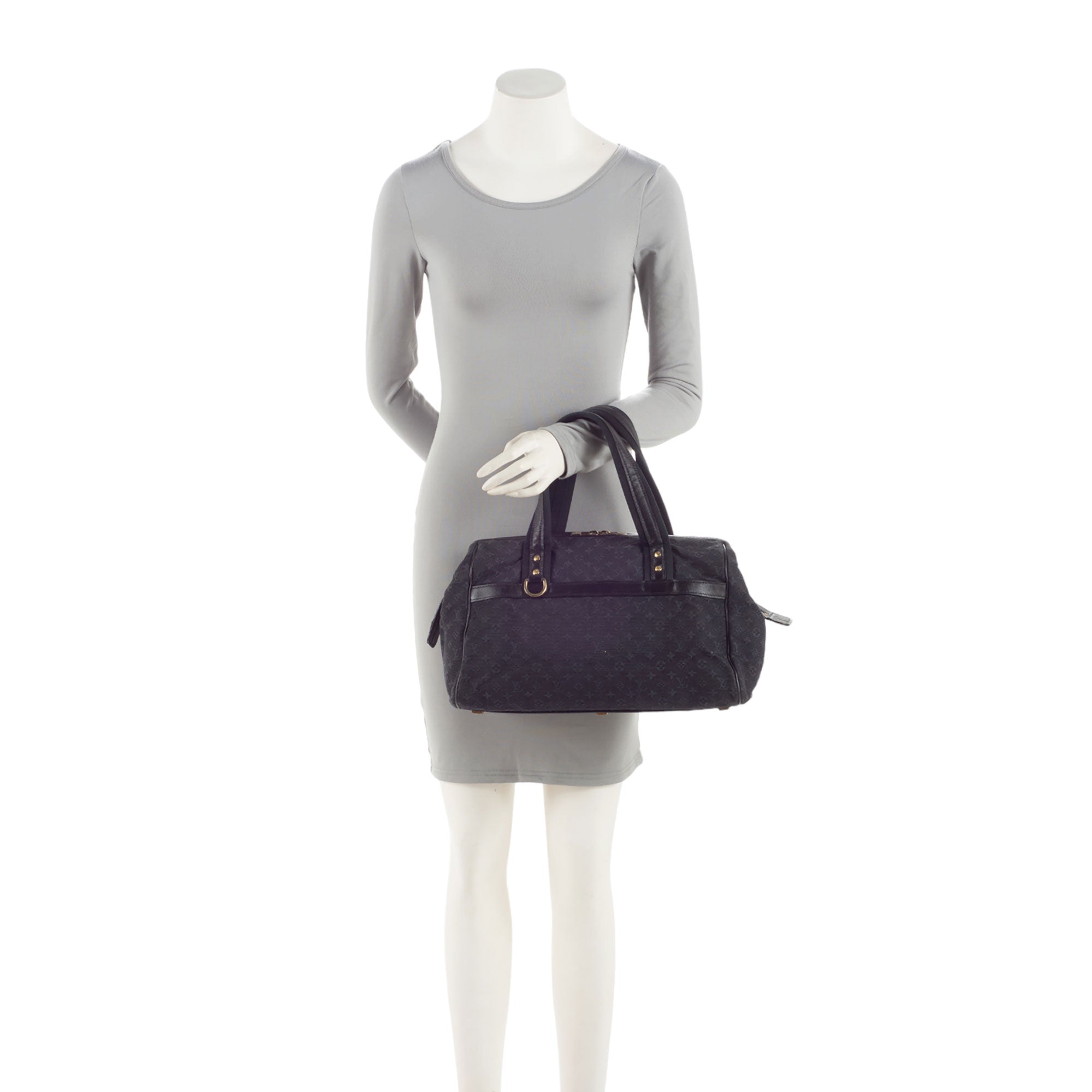 Louis Vuitton Vintage Monogram Mini Lin Josephine GM Satchel (SHF-beAFwh)