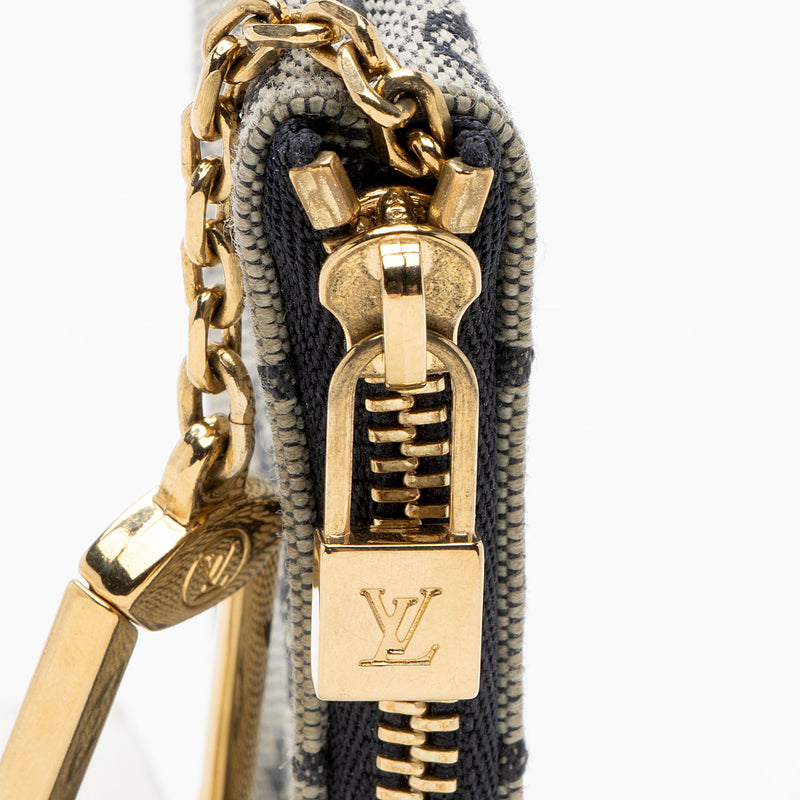 Louis Vuitton Vintage Monogram Mini Lin Key Pouch (SHF-dyvODp)