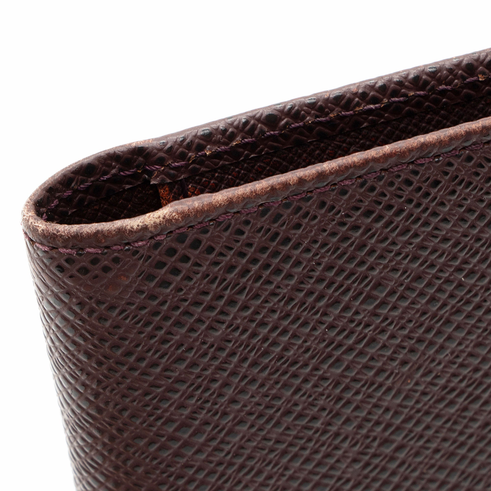 Louis Vuitton Vintage Taiga Leather Pocket Agenda Cover Wallet