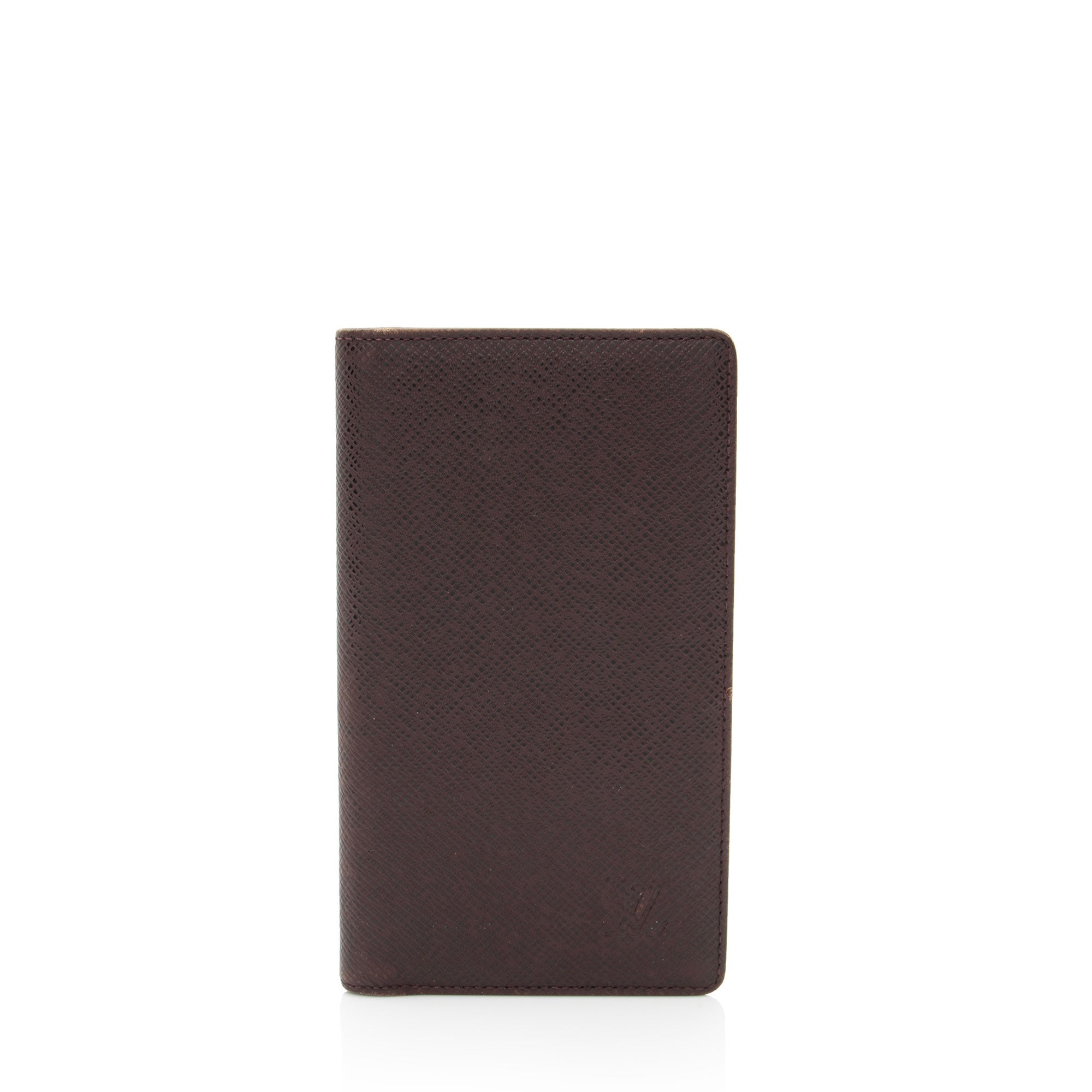 Louis Vuitton Vintage Taiga Leather Pocket Agenda Cover Wallet