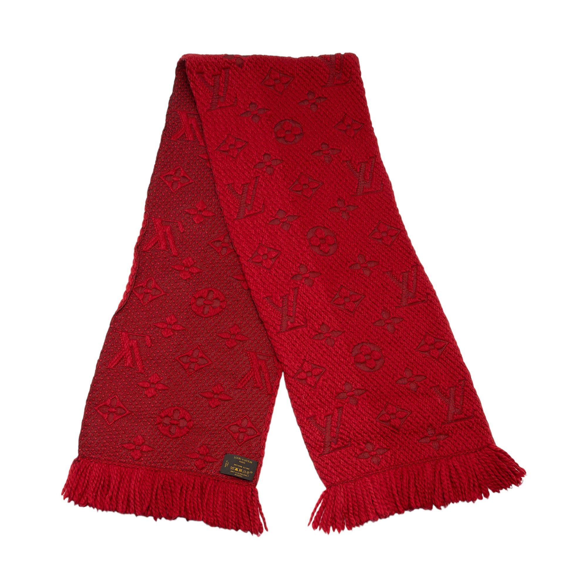 Louis Vuitton Wool Silk Logomania Scarf (SHF-r52Uob)